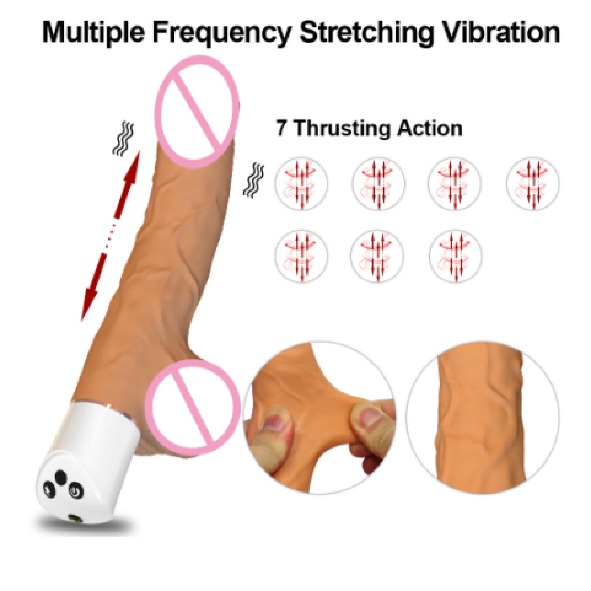 Автоматический Телескопический Фаллоимитатор