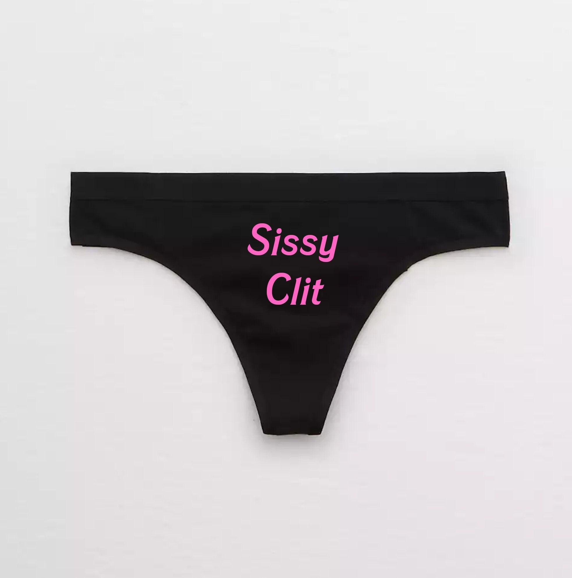 Sissy Clit Panties Etsy De