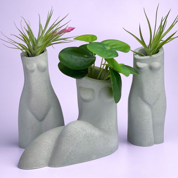 Nude Female Bud Vase Etsy