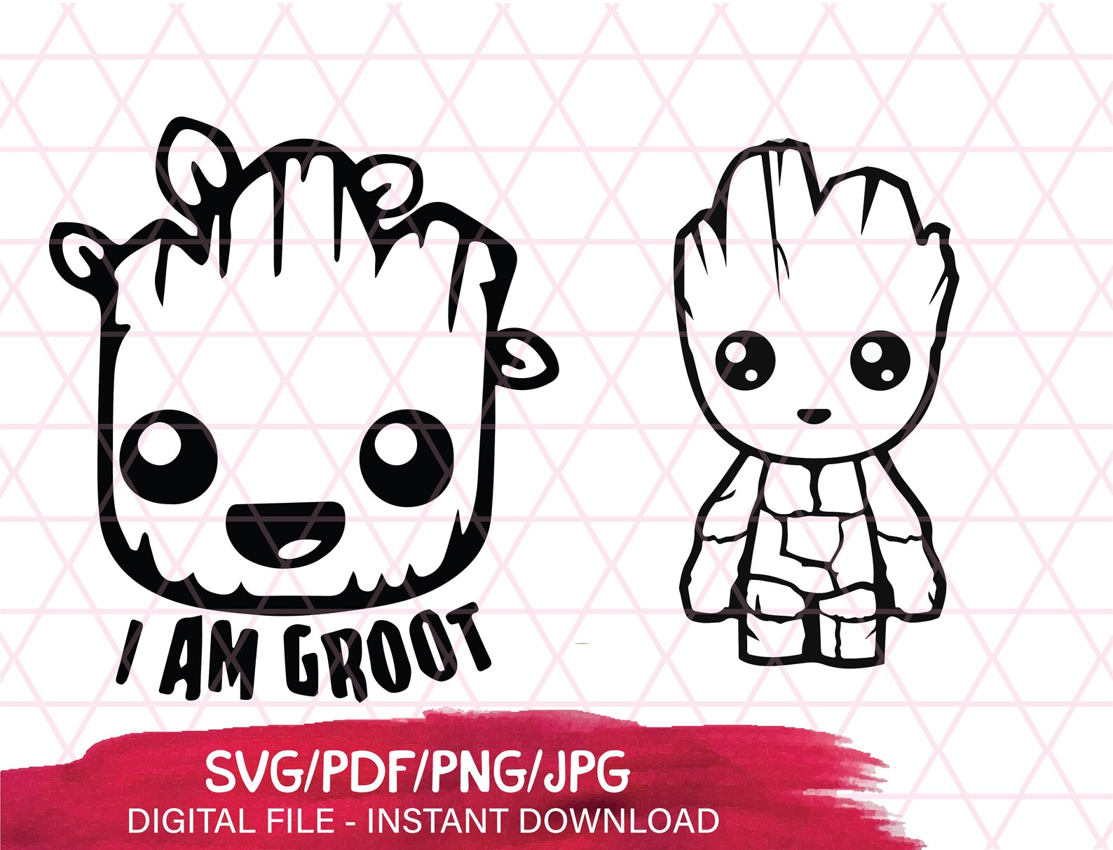 Baby Groot Svg I Am Groot Svg Baby Groot Clipart Digital File Etsy