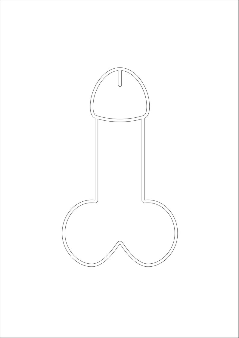 Just Penis Silhouette Svg Dxf Eps Pdf Clip Art Vector Cut My Xxx Hot Girl