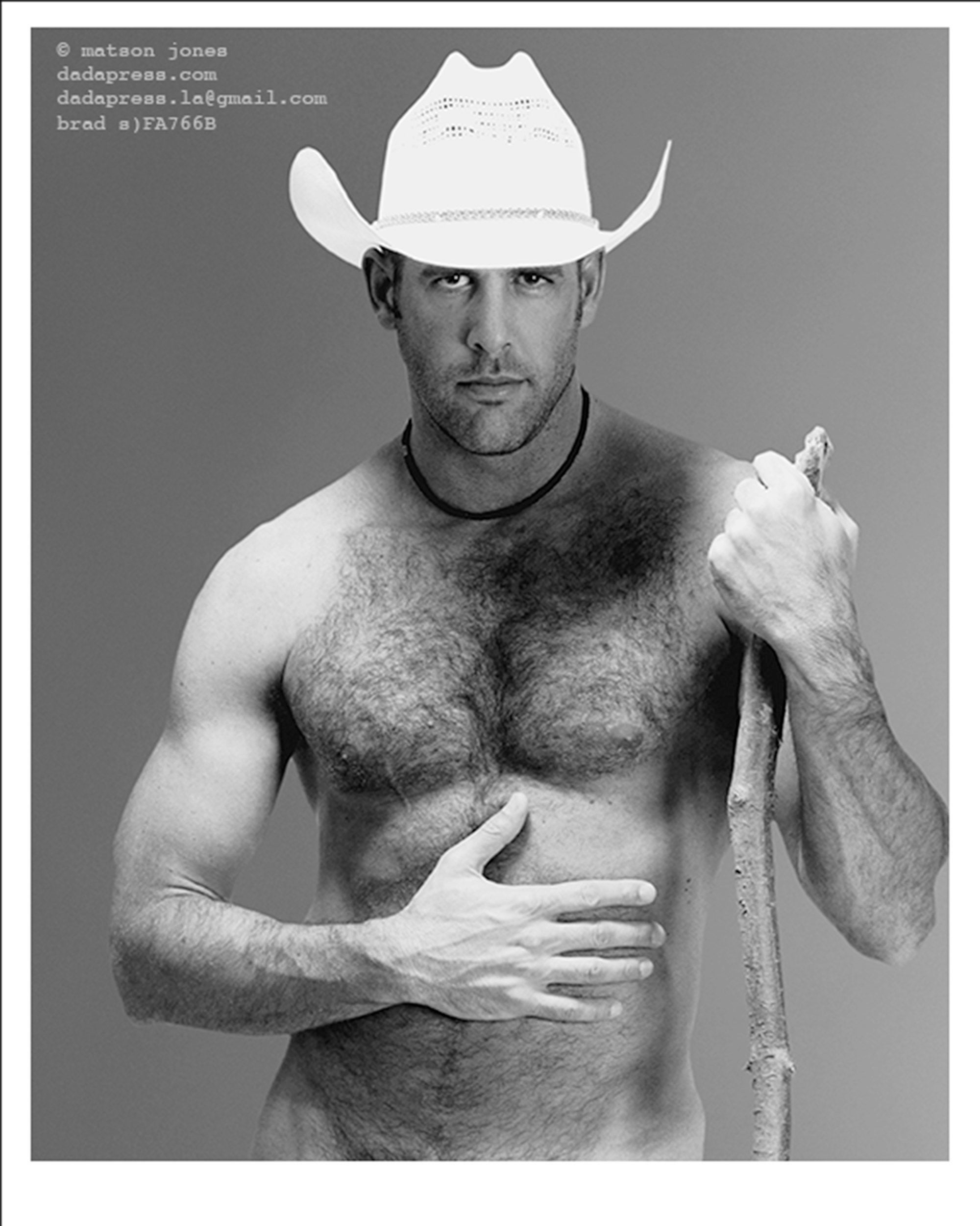 Matson Jones Mature Content Male Nude Cowboy Full Frontal Uncut Rugged Otter Muscular Big Beefy