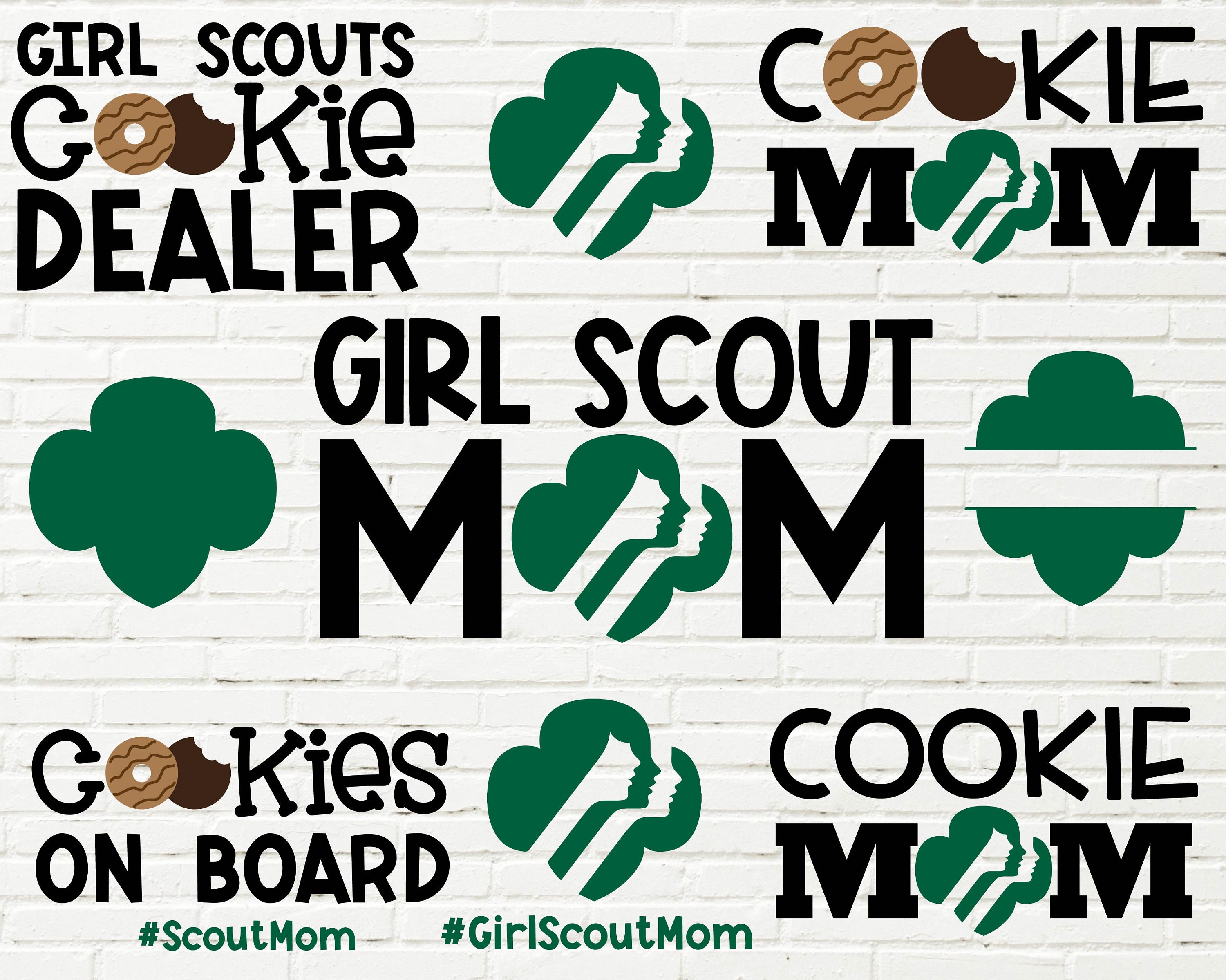 Girl Scouts SVG Bundle Girl Scout Mom Girl Scout Trefoil Etsy España