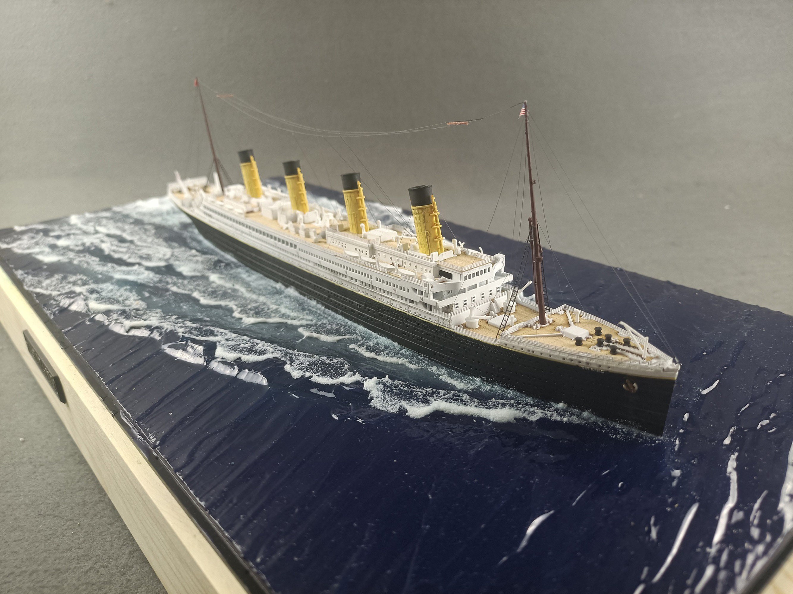Rms Titanic Model Scale Handmade Resin Art Cruise Ship Etsy Uk My XXX