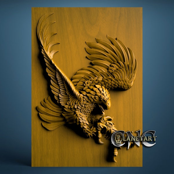 Eagle Wood Carving Etsy