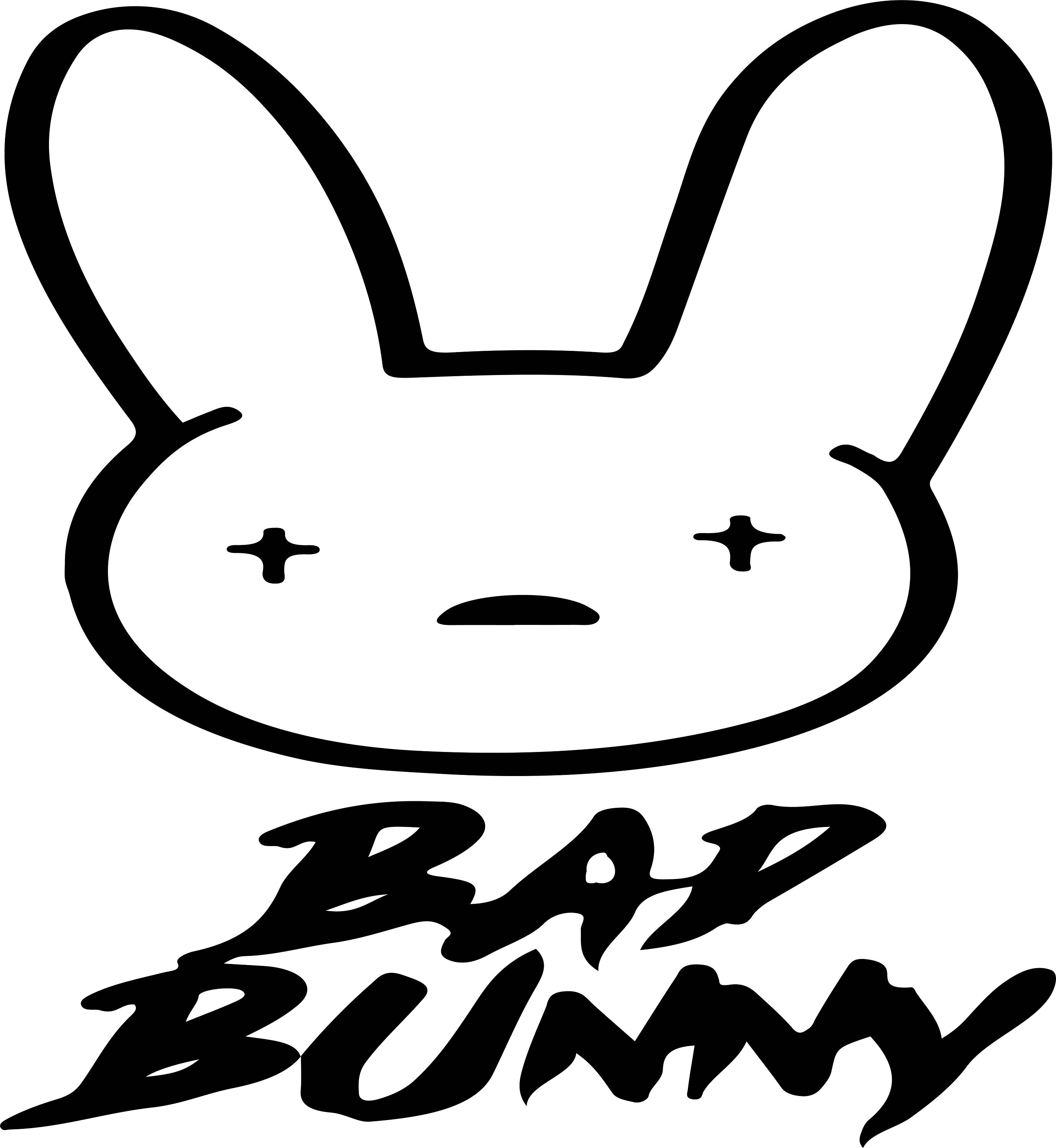 Bad Bunny Svg Png Jpeg Eps Dxfaipdf Etsy