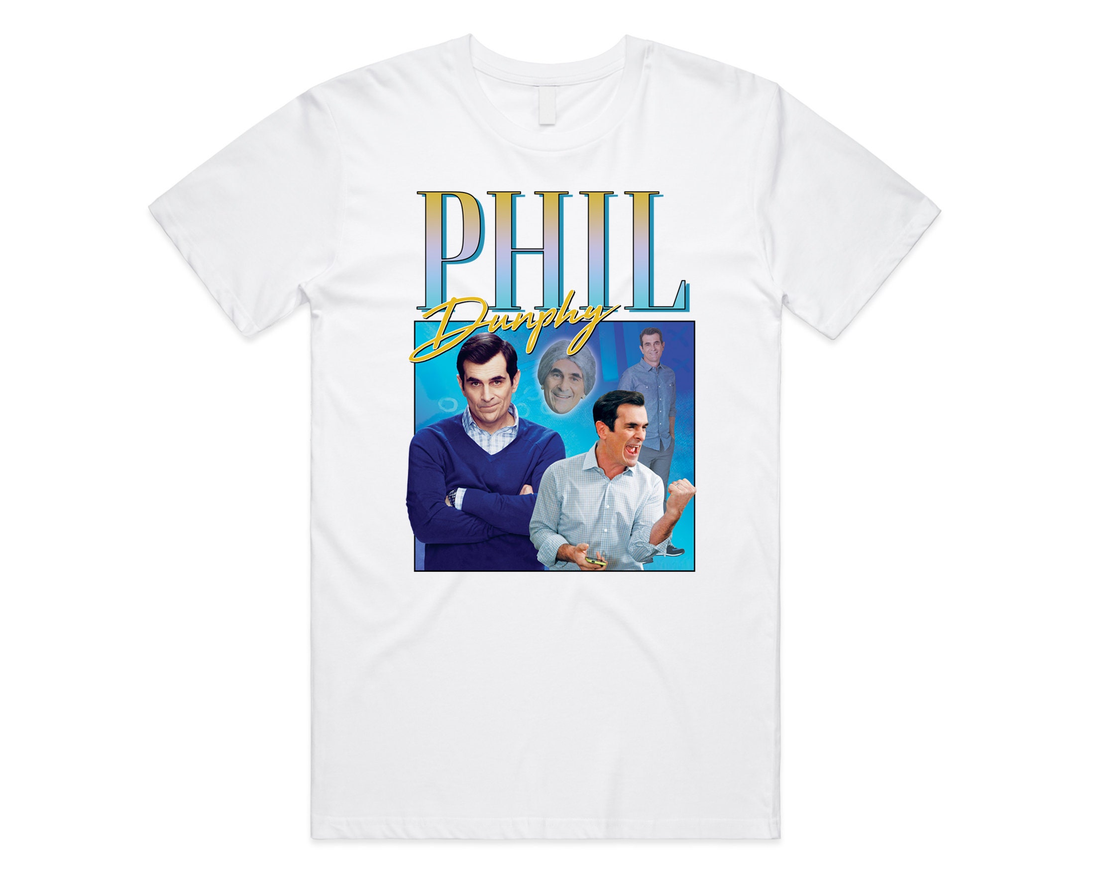 Phil Dunphy Homage T-Shirt Tee Top Tv Show Funny 90’s Retro Vintage