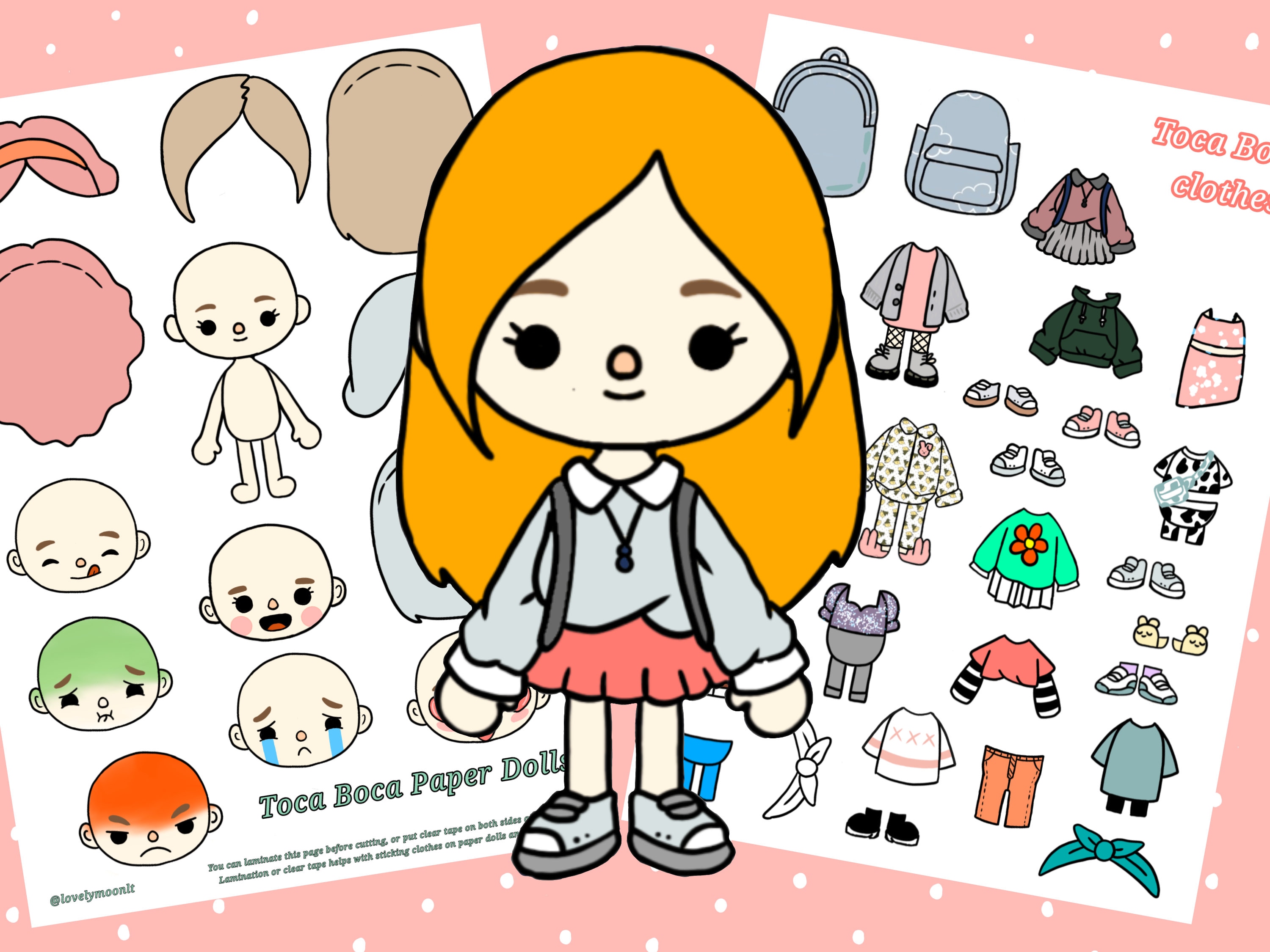 Toca Boca Printable Paper Doll 6840 The Best Porn Website