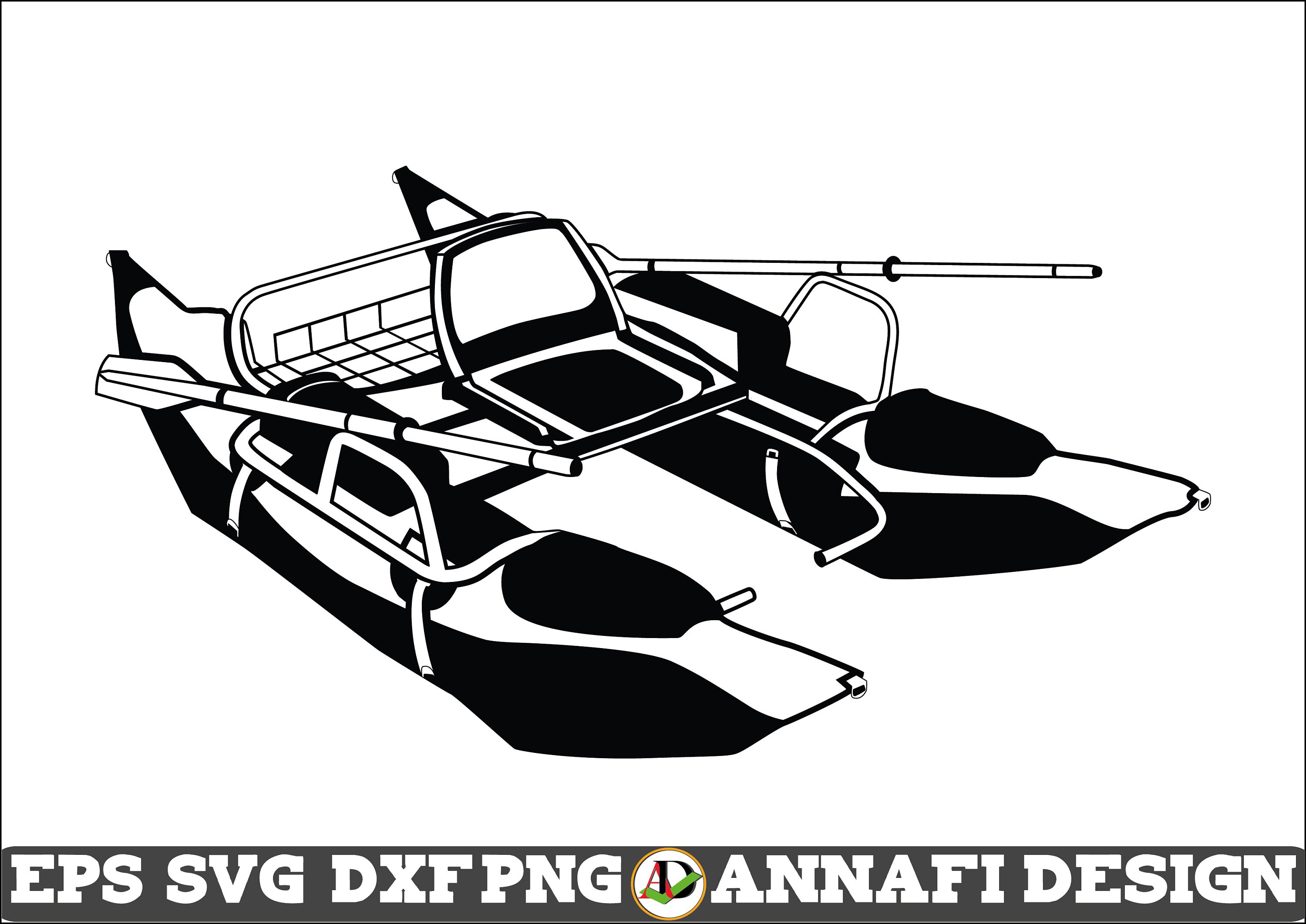 Pontoon Boot SVG Inflatable Pontoon Svg Vector Cri Cut Etsy