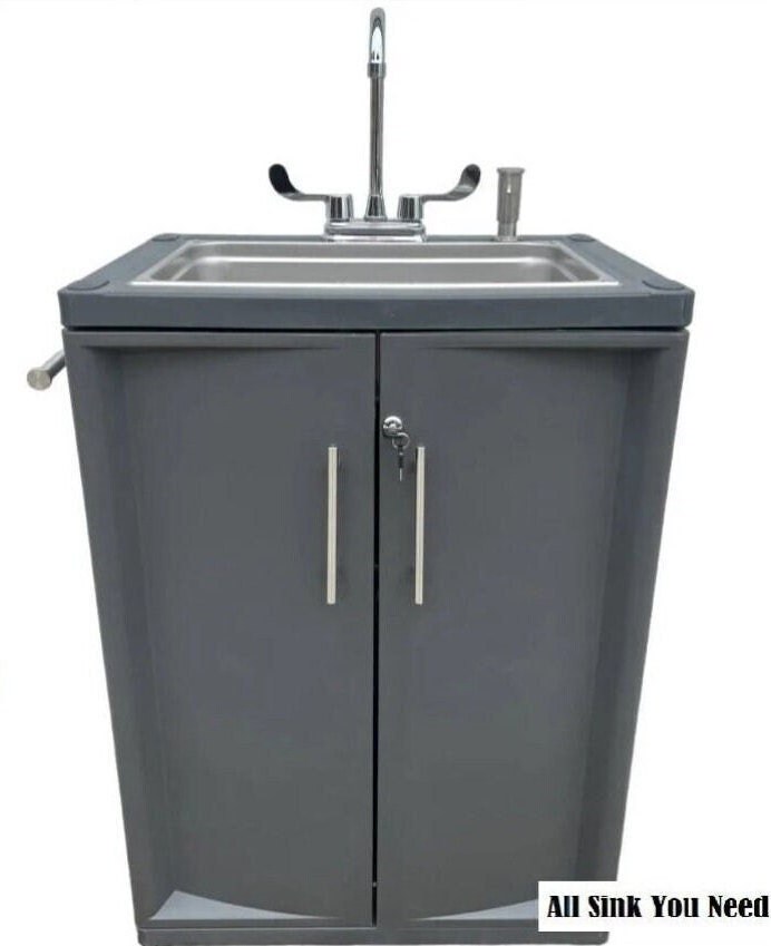 Portable Sink Mobile Handwash Sink Self Contained Cold And Hot Water V Etsy