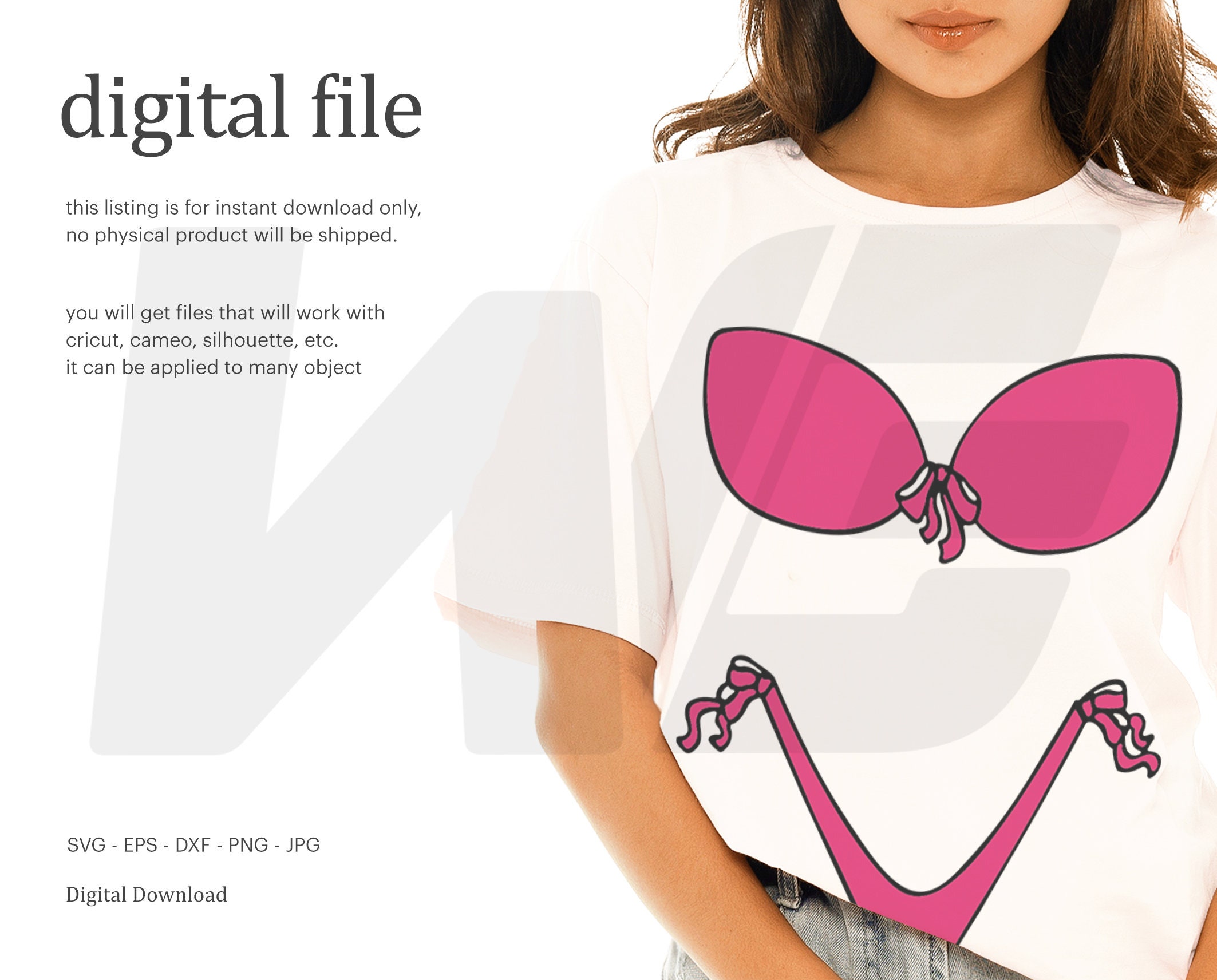 Bikini Svg Bikini Design Svg Swimsuit Svg Beach Tshirt Svg Cut File