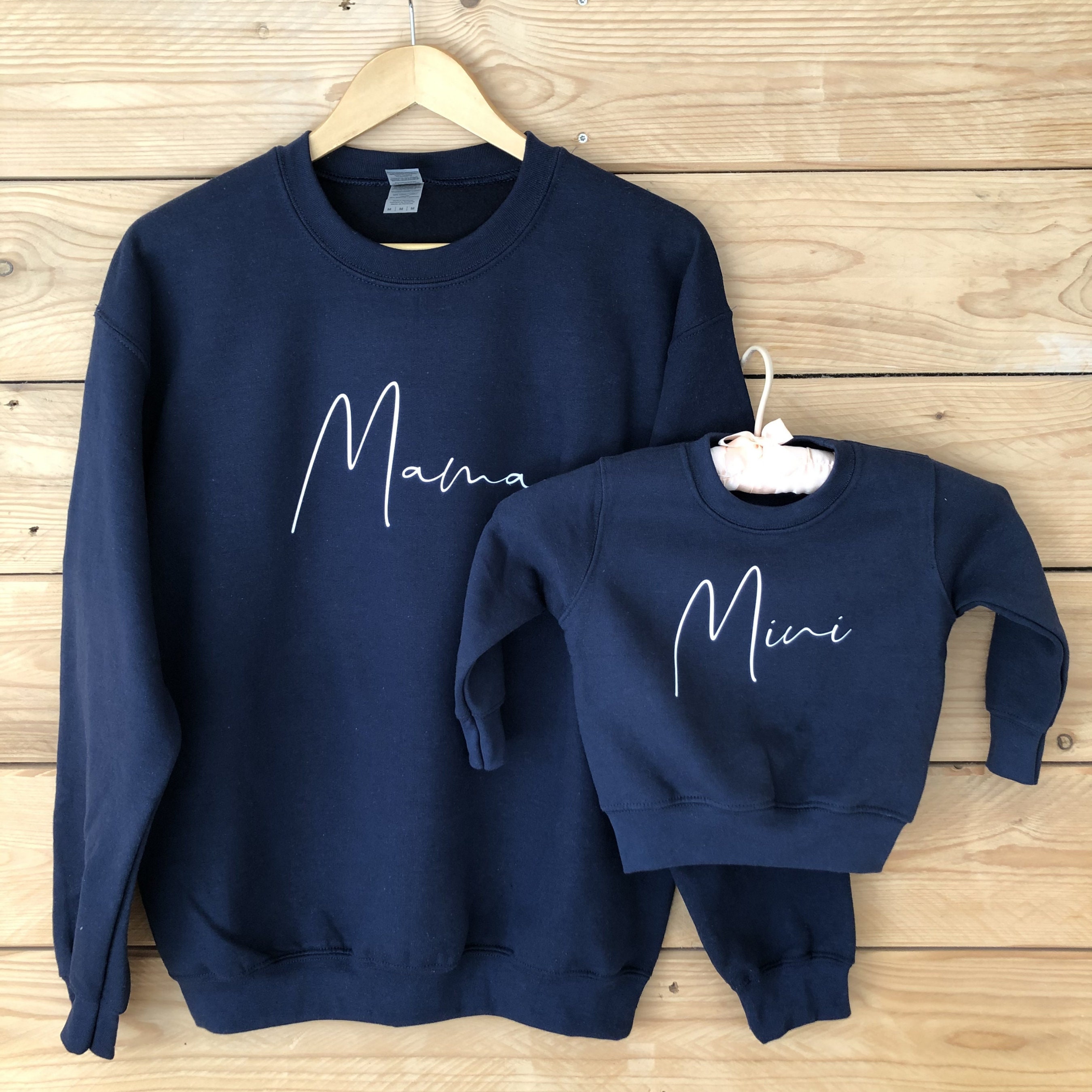 Mama & Mini Sweatshirt | Jumper Matching Set Personalised