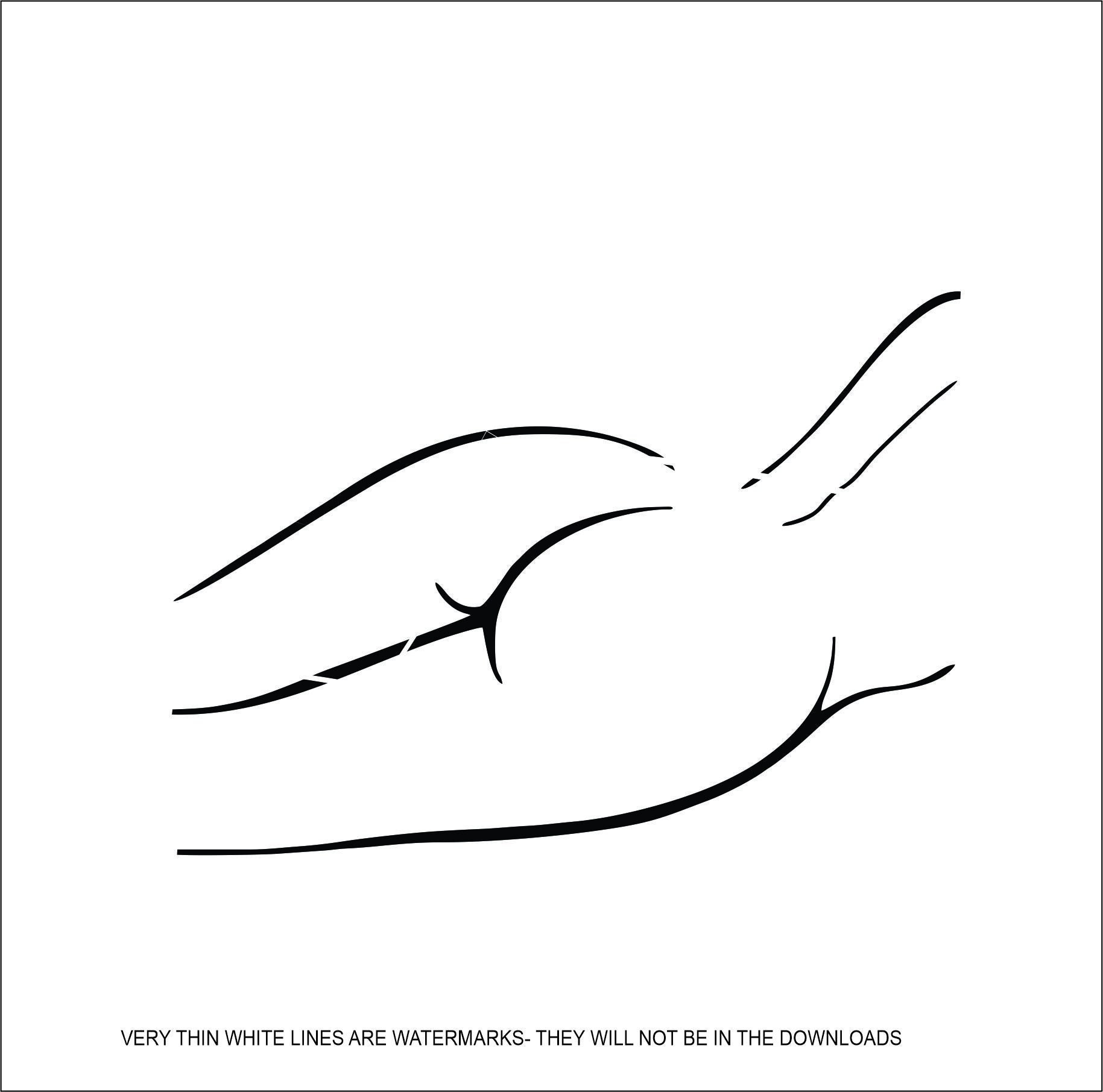 Sexy Backside Butt Body Ass Nude Lady Simple Woman Outline Hot Beauty Portrait Spine Porn