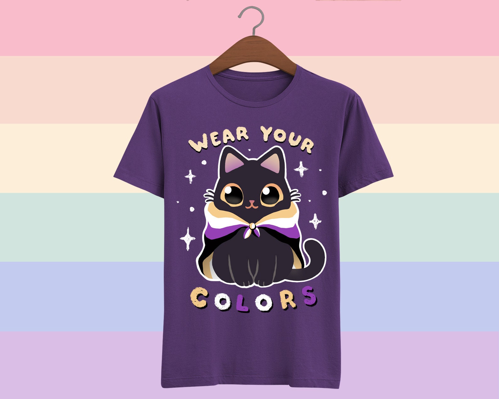 Pride Flags Cat LGBTQ T Shirt Custom Flag Gay Lesbian Etsy UK