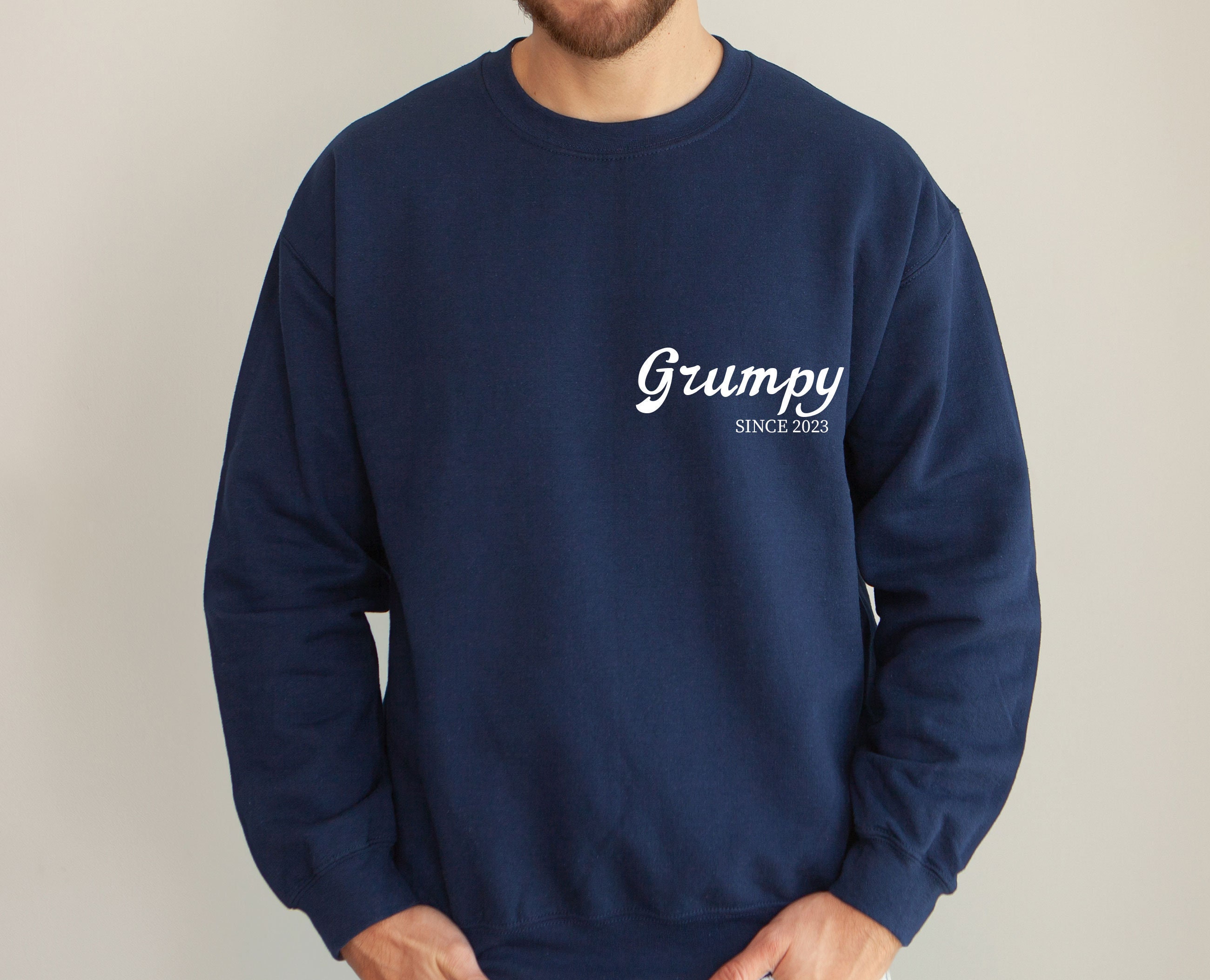 Grandpa Sweatshirt, Grandad Sweater, Grumpy Personalised Grandpa, Custom Grandad, New Jumper, Gift For
