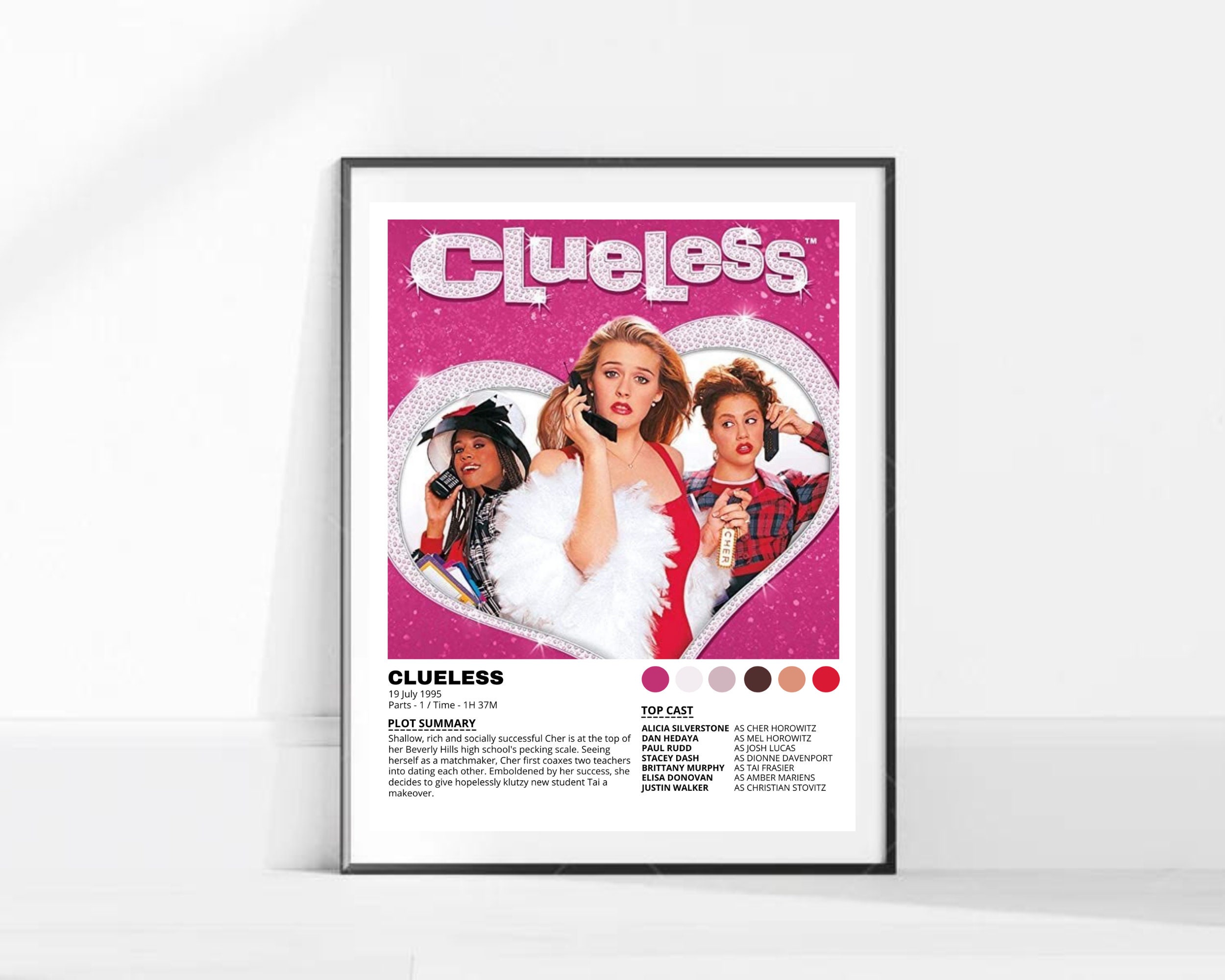 Clueless Clueless Movie Poster Movie Poster Poster Print Etsy
