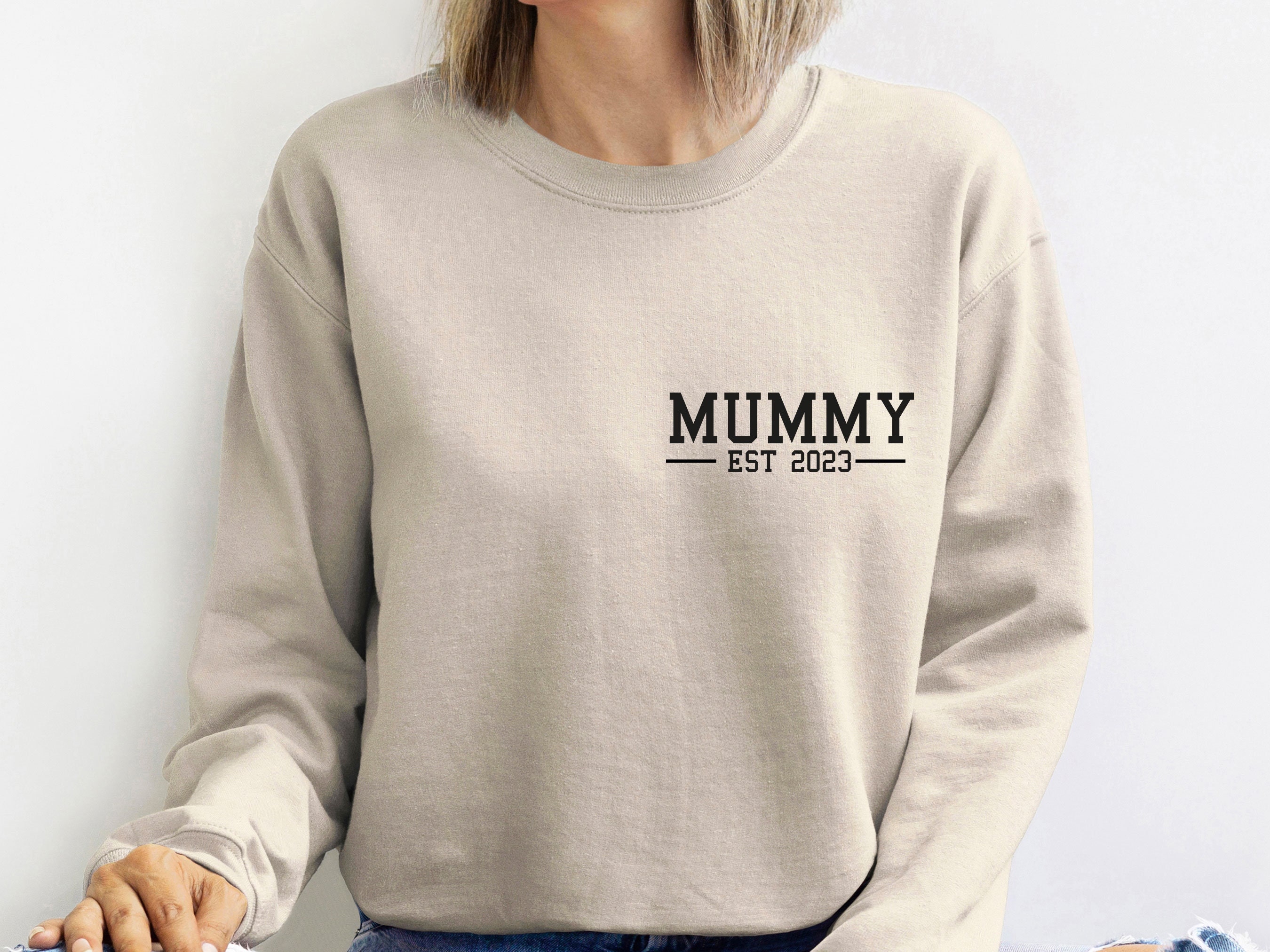 Mummy Sweatshirt, Mama Sweater, Personalised Mum, Custom Top, Mothers Day Jumper, Mother’s Gift, New Mum Gifts, To Be Jumper