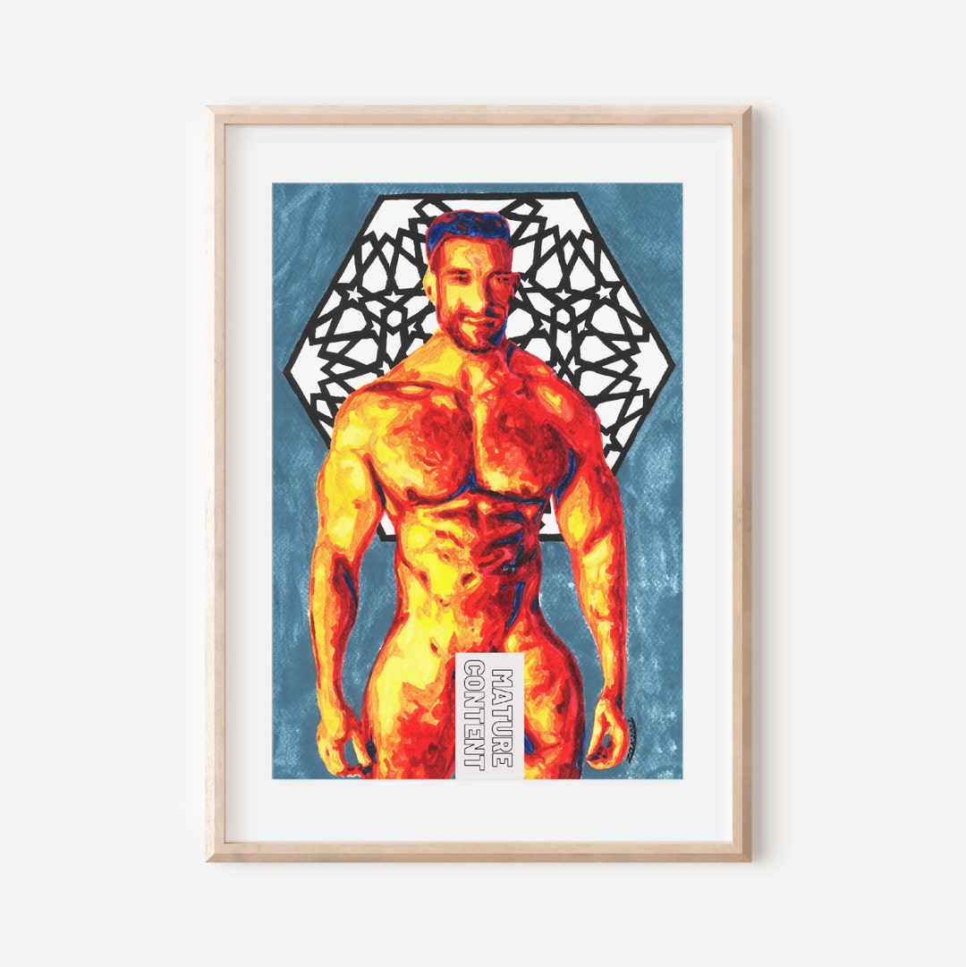 Male Nude Photograph Limited Edition Gay Interest Art Print Full Frontal Nudity Penis Naked Man