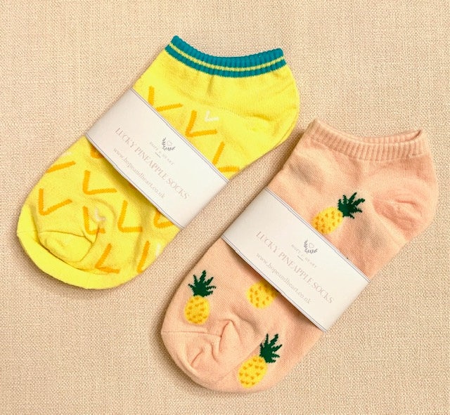 Pair Of Lucky Pineapple Socks [Ivf/Fertility Treatment]