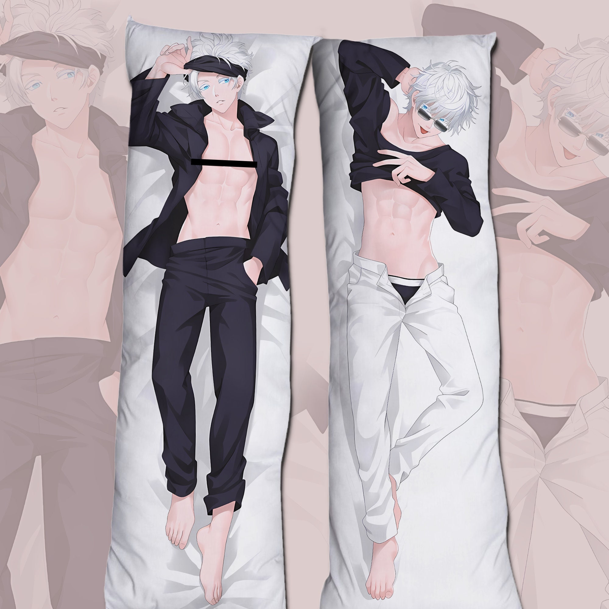 Satoru Gojo Body Pillow Cover Jujutsu Kaisen Pillow Case Etsy UK