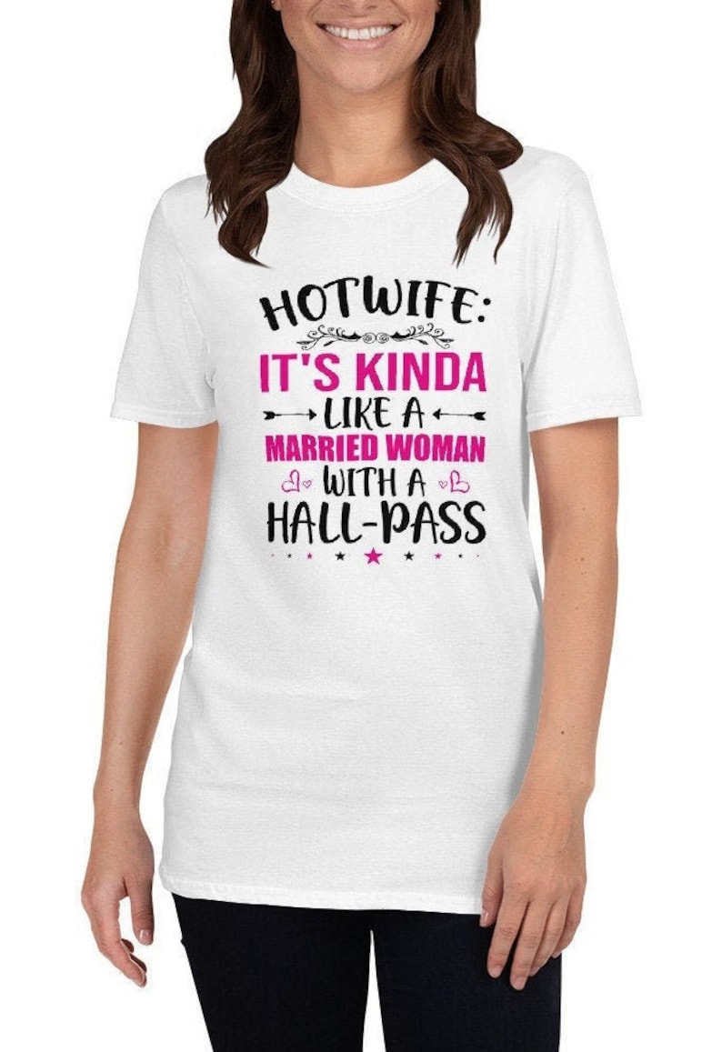 Hall Pass Wife Hotwife Couples Shirts Sexy Tops Porn Shirthot Etsy