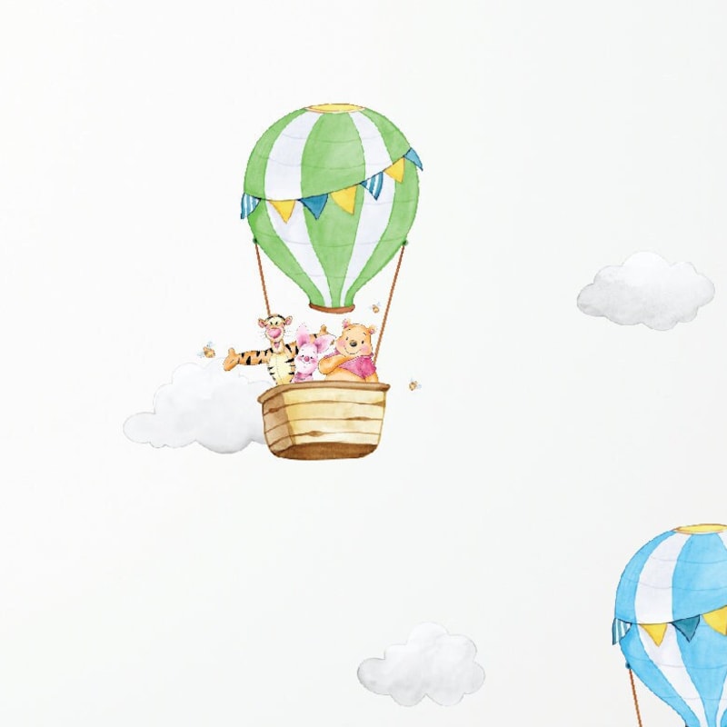 Winnie The Pooh Hot Air Balloon Etsy