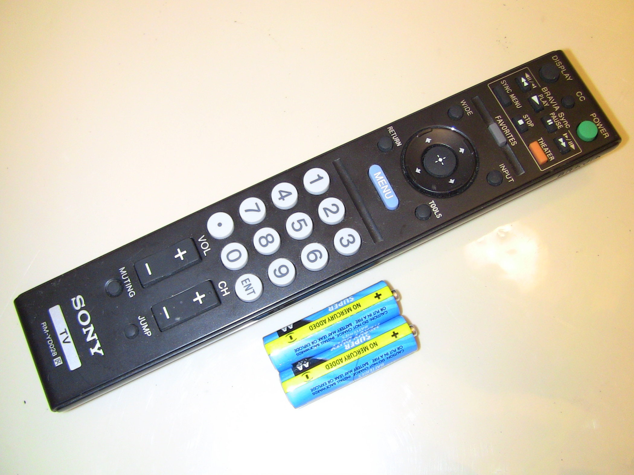 Original Sony Rm Yd Bravia Tv Remote Control For Etsy