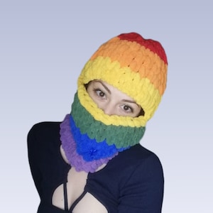 Lgbtq Hat Balaclava Gay Pride Rainbow Ski Mask Gay Pride Etsy