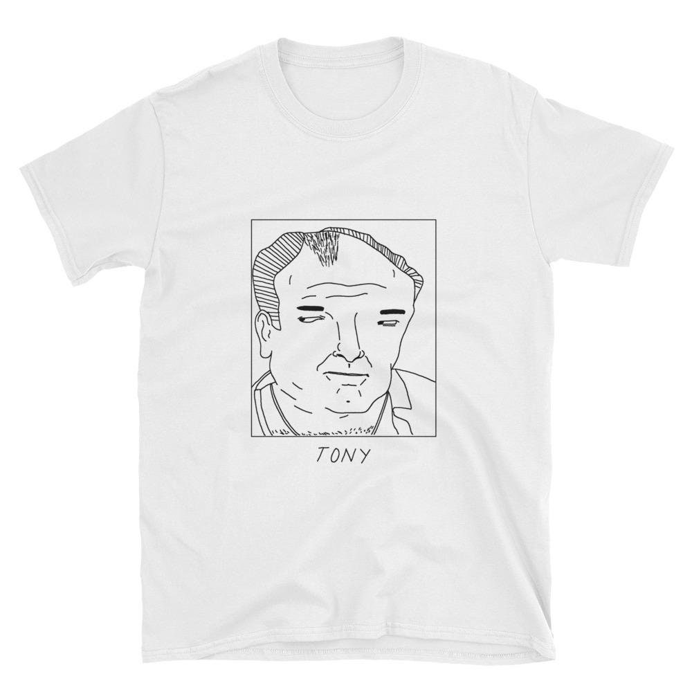 Badly Drawn Celebrities - Tony Soprano The Sopranos Unisex T-Shirt Free Worldwide Delivery