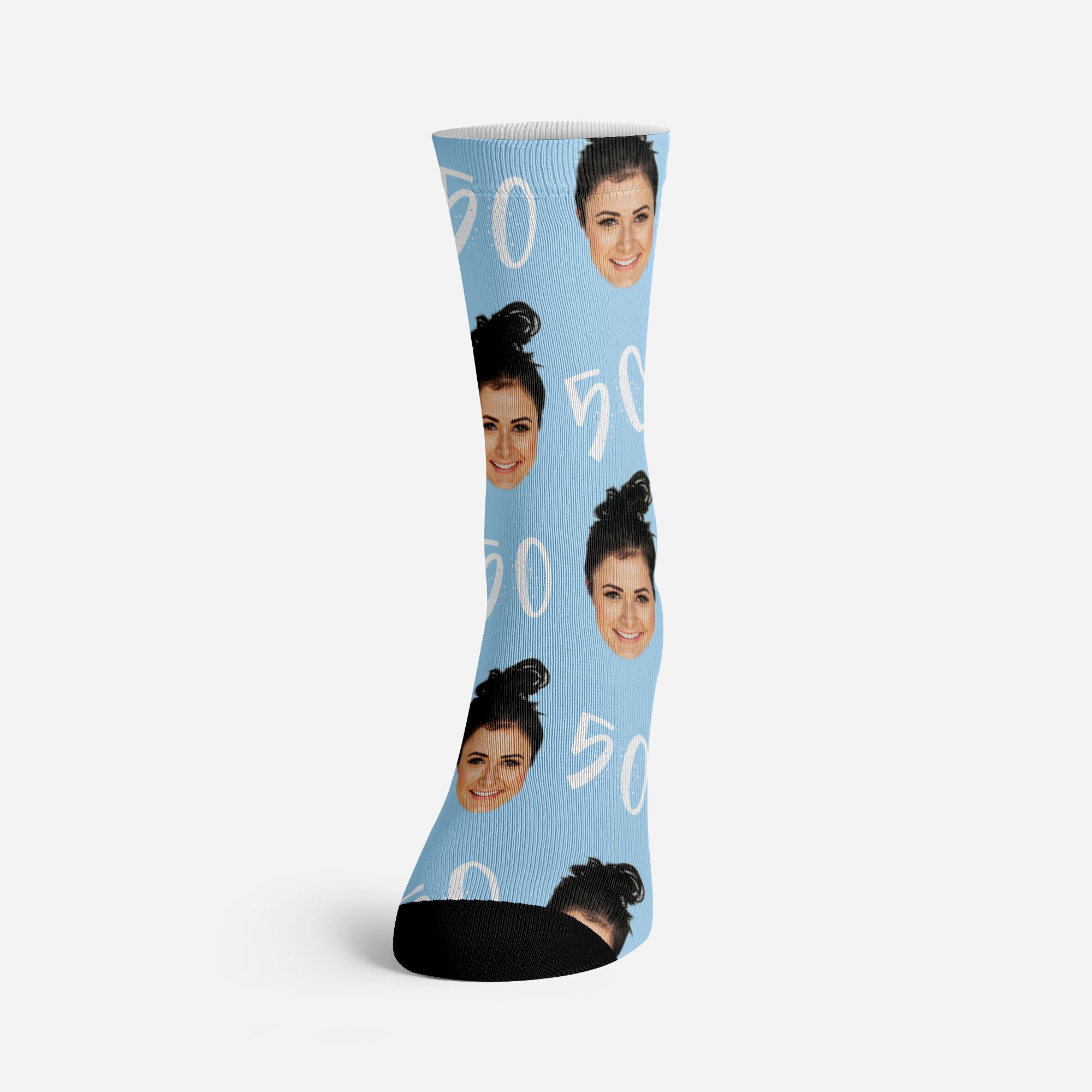 50Th Birthday Customisable Socks - Custom Present Gift, Gift. Birthday Gift