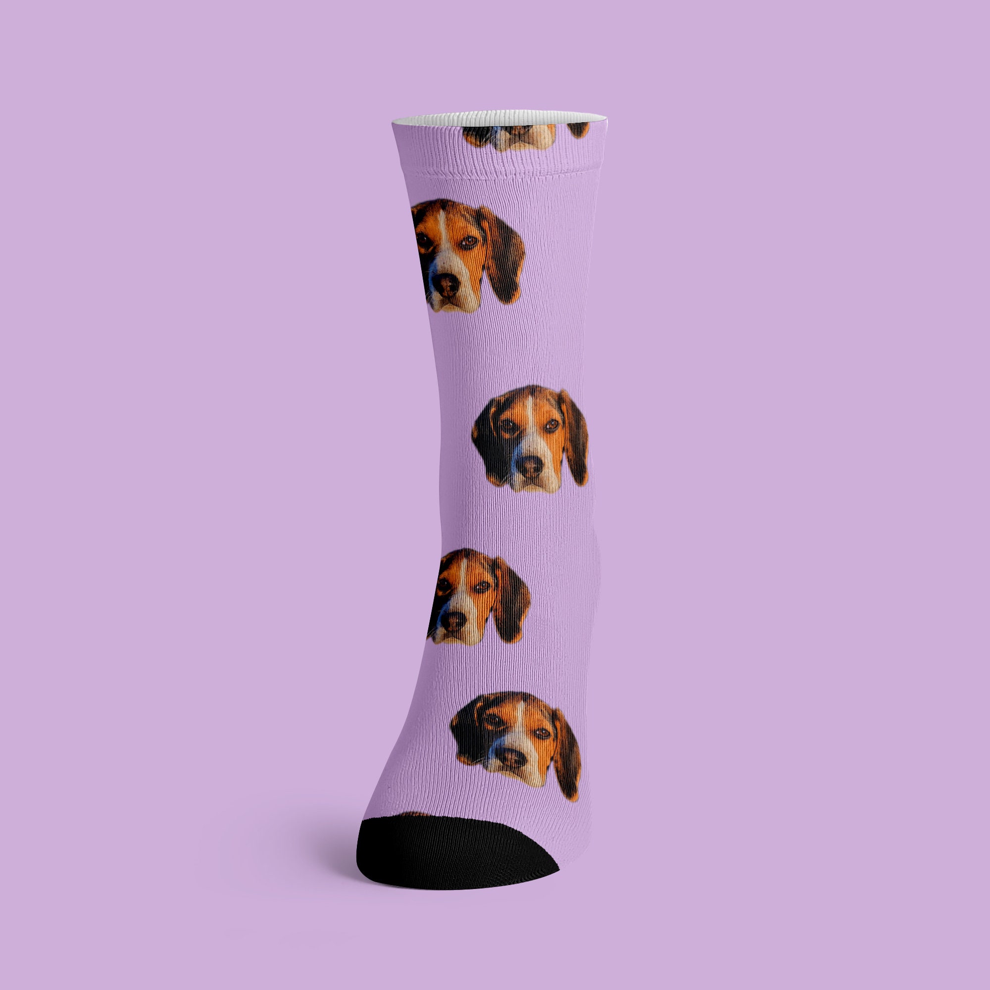 Customisable Dog Socks - Pastal Print Custom Birthday Present Gift, Gift. Birthday Gift