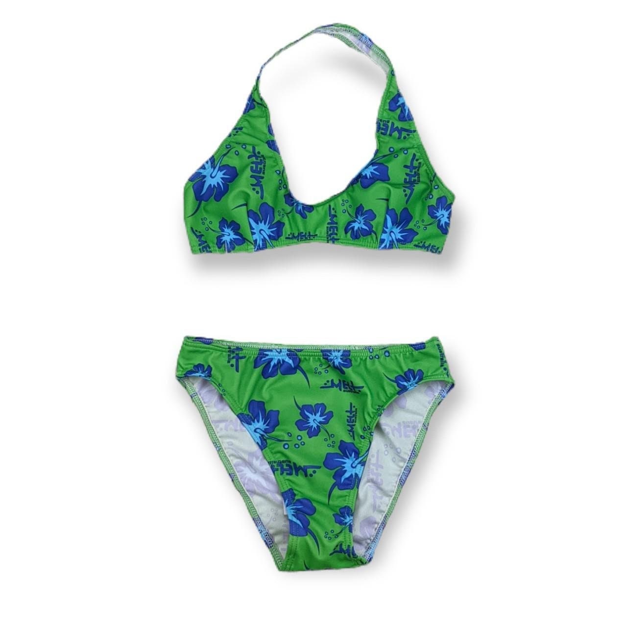 90s Hibiscus Bikini Etsy