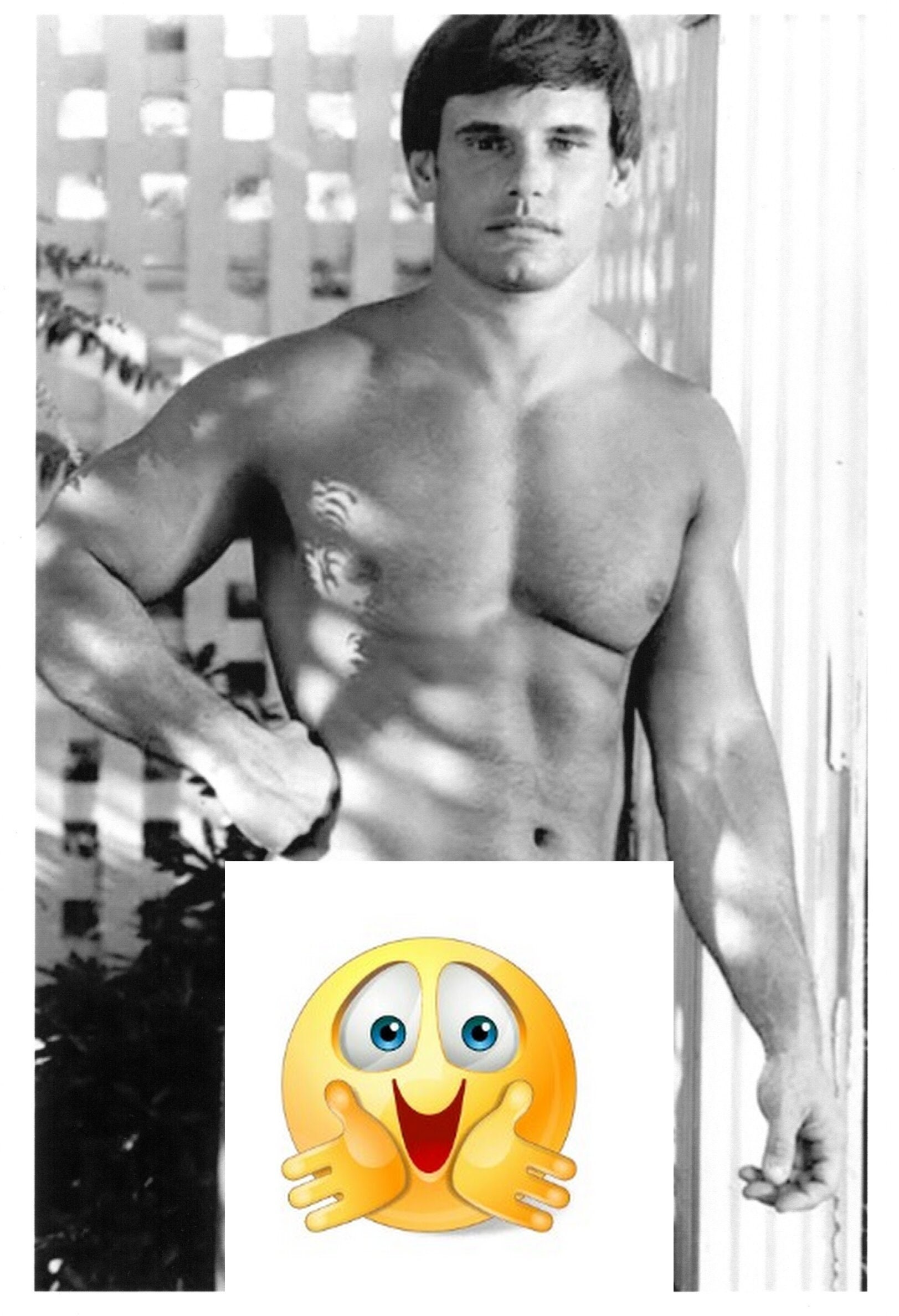 Vintage Nude Male Bodybuilder Muscular Physique Beefcake B W Etsy Australia