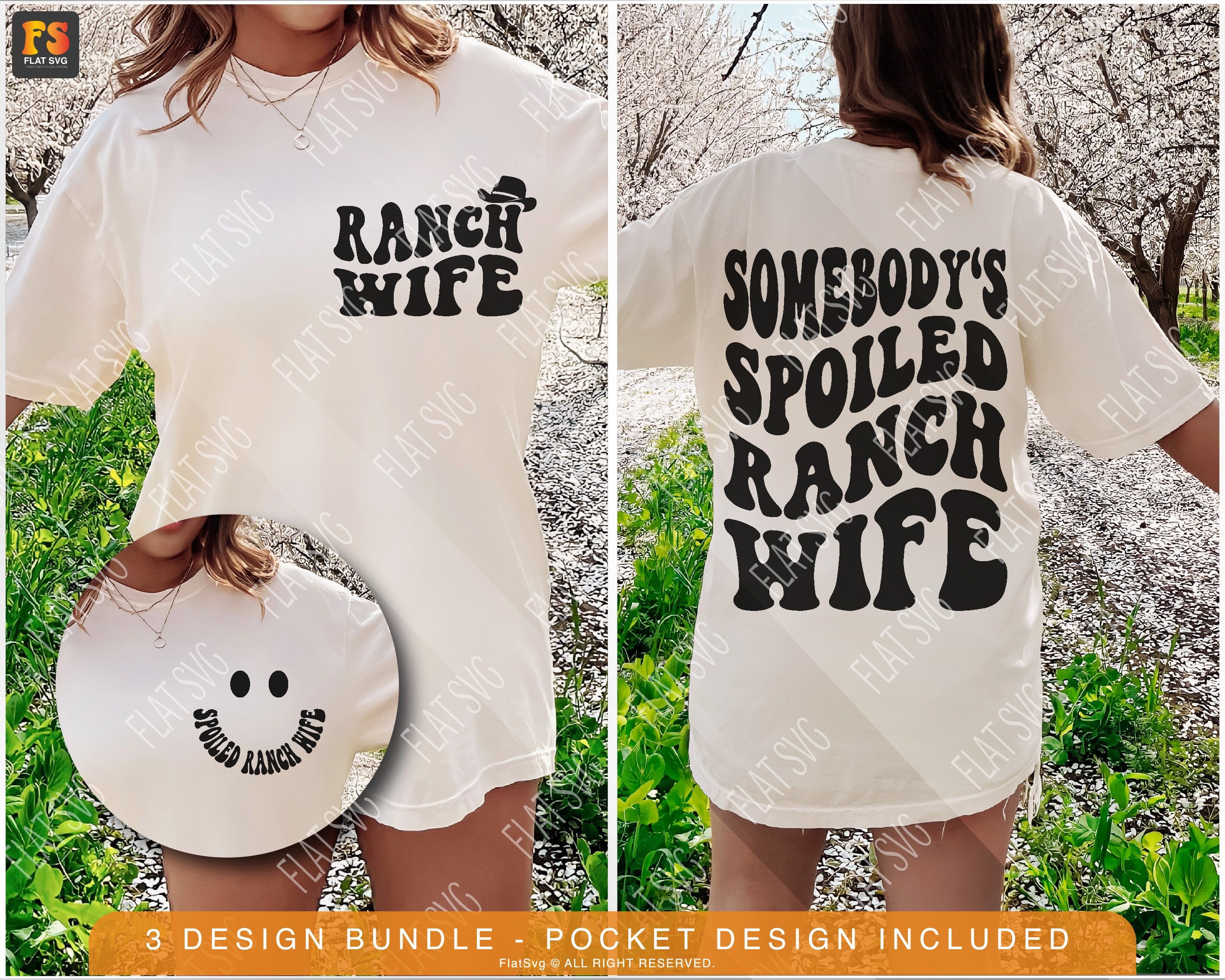 Somebody S Spoiled Ass Ranch Wife Svg Png Farmers Wife Etsy