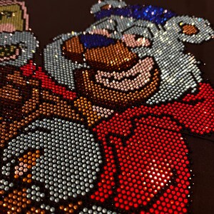 Teddy Bear Hot Fix Applique Rhinestone Bear Transfer Iron On Crystal Patches Custom Shirt