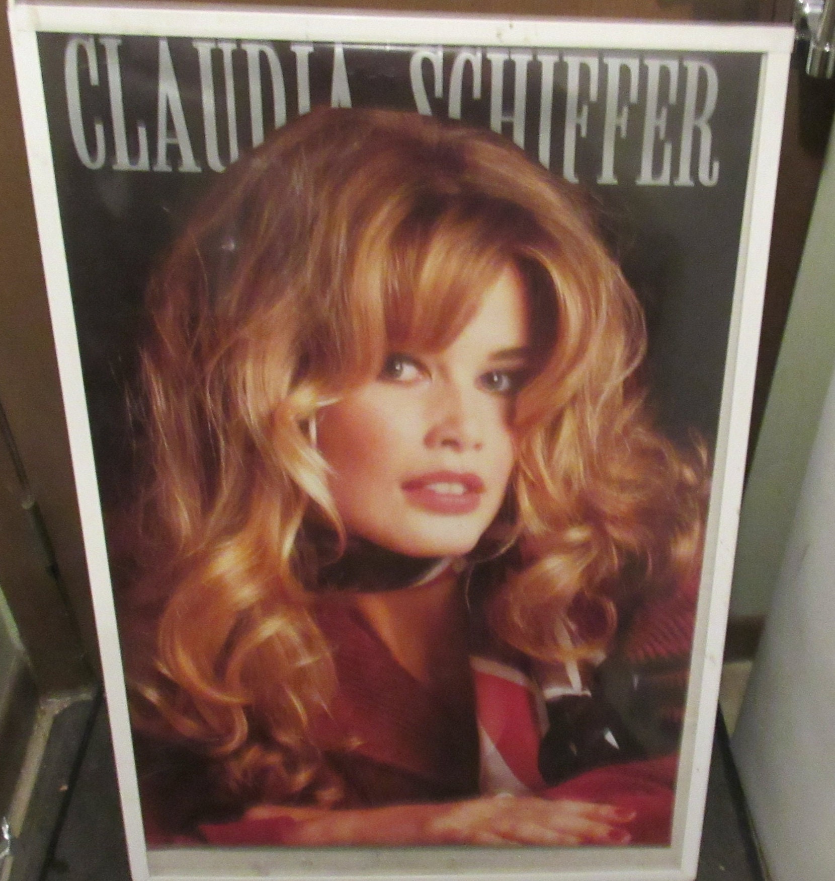 Claudia Schiffer Poster Lare S No Frame New Sealed Collectible Rare Hot Model Etsy