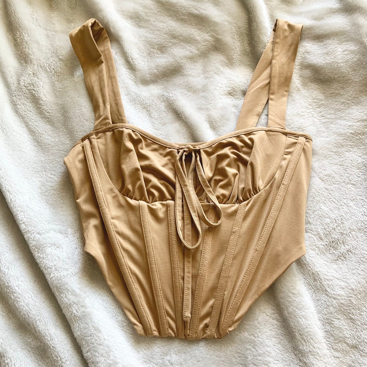 Nude Bustier Tops Etsy