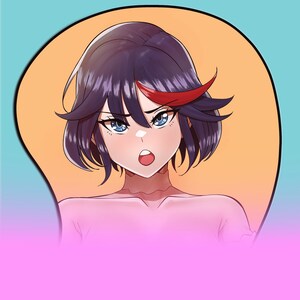 Sexy Thick Waifu Girl Lingerie D Mousepad Oppai Boob Mousepads Pad