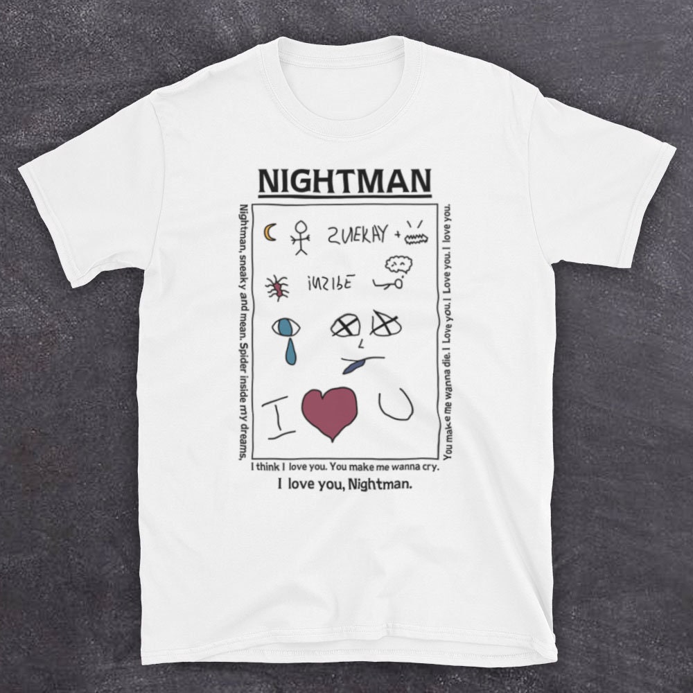 It’s Always Sunny Philadelphia Nightman Note Lyrics Comedy Tv Show Unofficial Mens T-Shirt Available in 15 Colour Choices