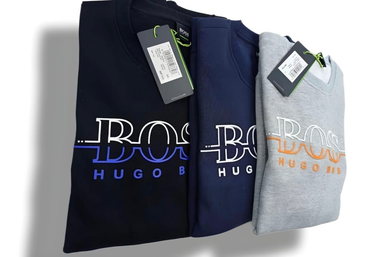 Mens Hugo Boss Long Sleeve Sweatshirt Jumper On Sale