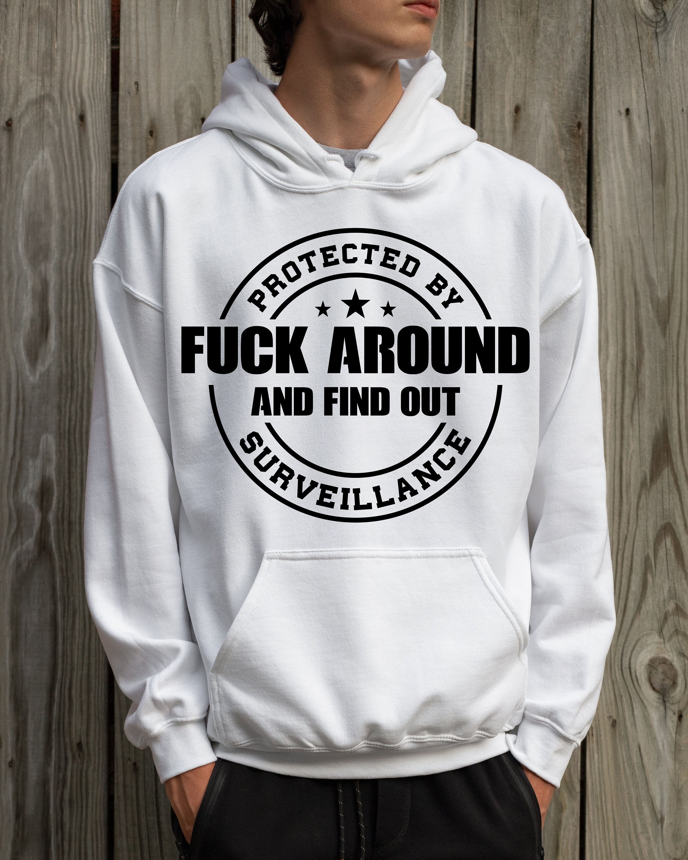 Protected By Fuck Around And Find Out Surveillance Svg Png Punisher Skull Svg Nd Amendment
