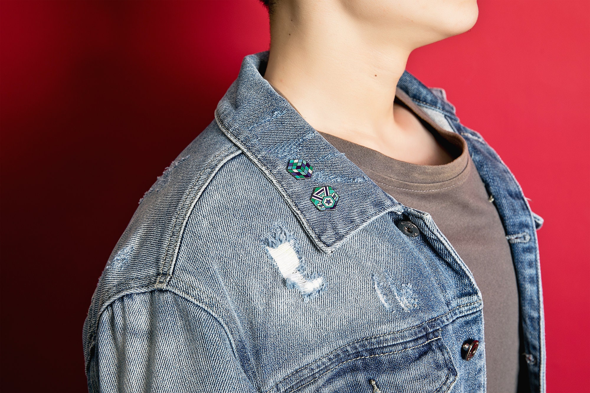 Gay Mlm Pride Pins Medal Rubik S Multigender Abrosexual Pins Abrosexual Flag Polyamorous Pride