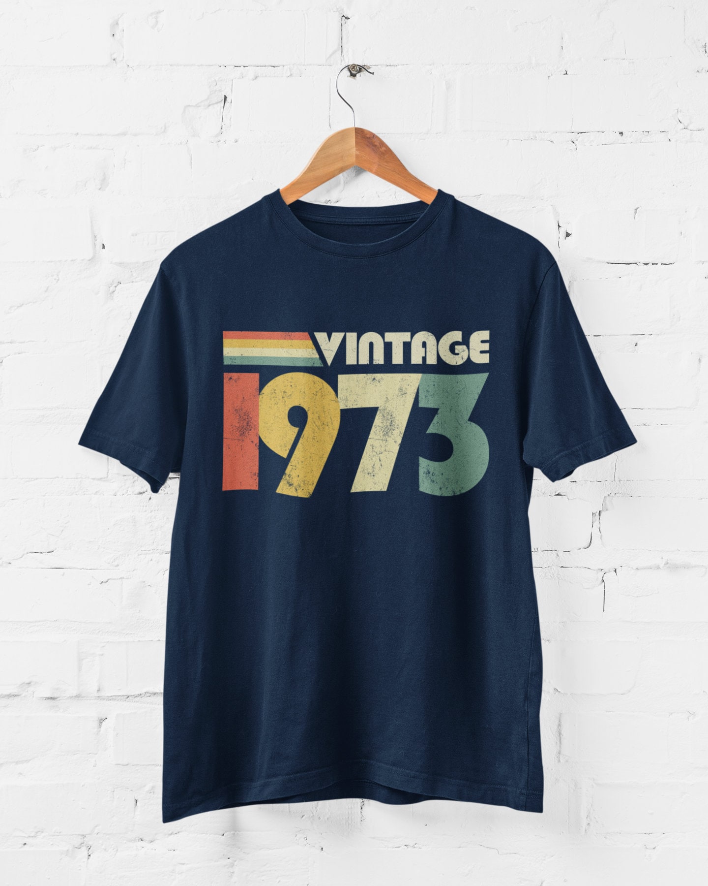 Vintage 1973 50Th Birthday T Shirt 2023 Fiftieth Gift Ideas By3