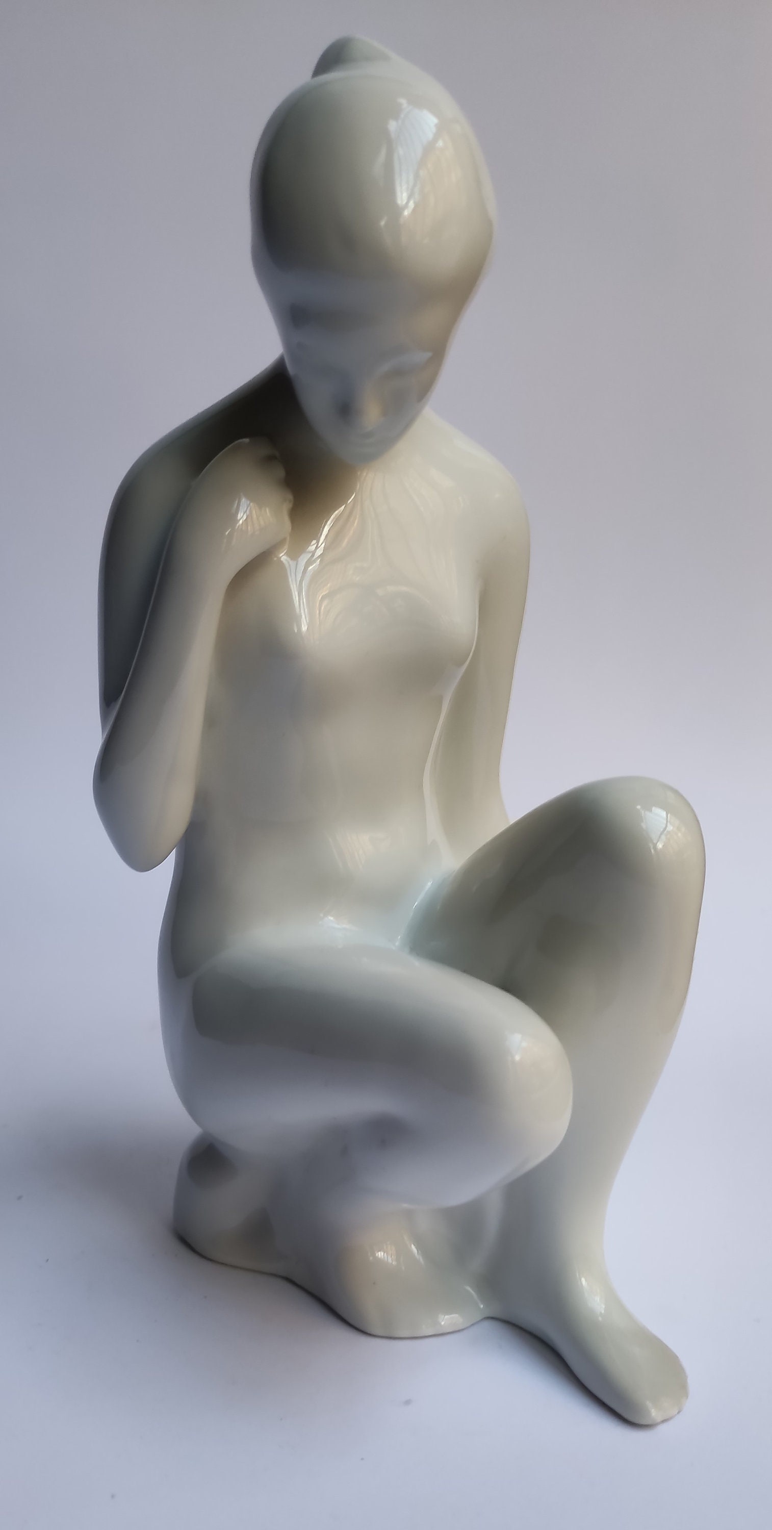 Vintage Porcelain Figurine Royal Dux Naked Female Figure Etsy