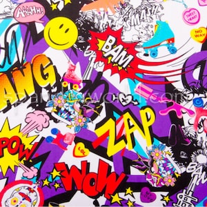 Cartoon Chaos Men S Swim Bikini Brief Half Back Cheeky Thong By Rayze Formerly Nutshack Etsy