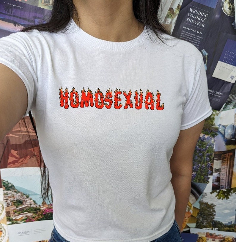 Flaming Homosexual Funny Lgbt Pride Shirt Gay Pride Merch For Lesbian Bisexual And Queer