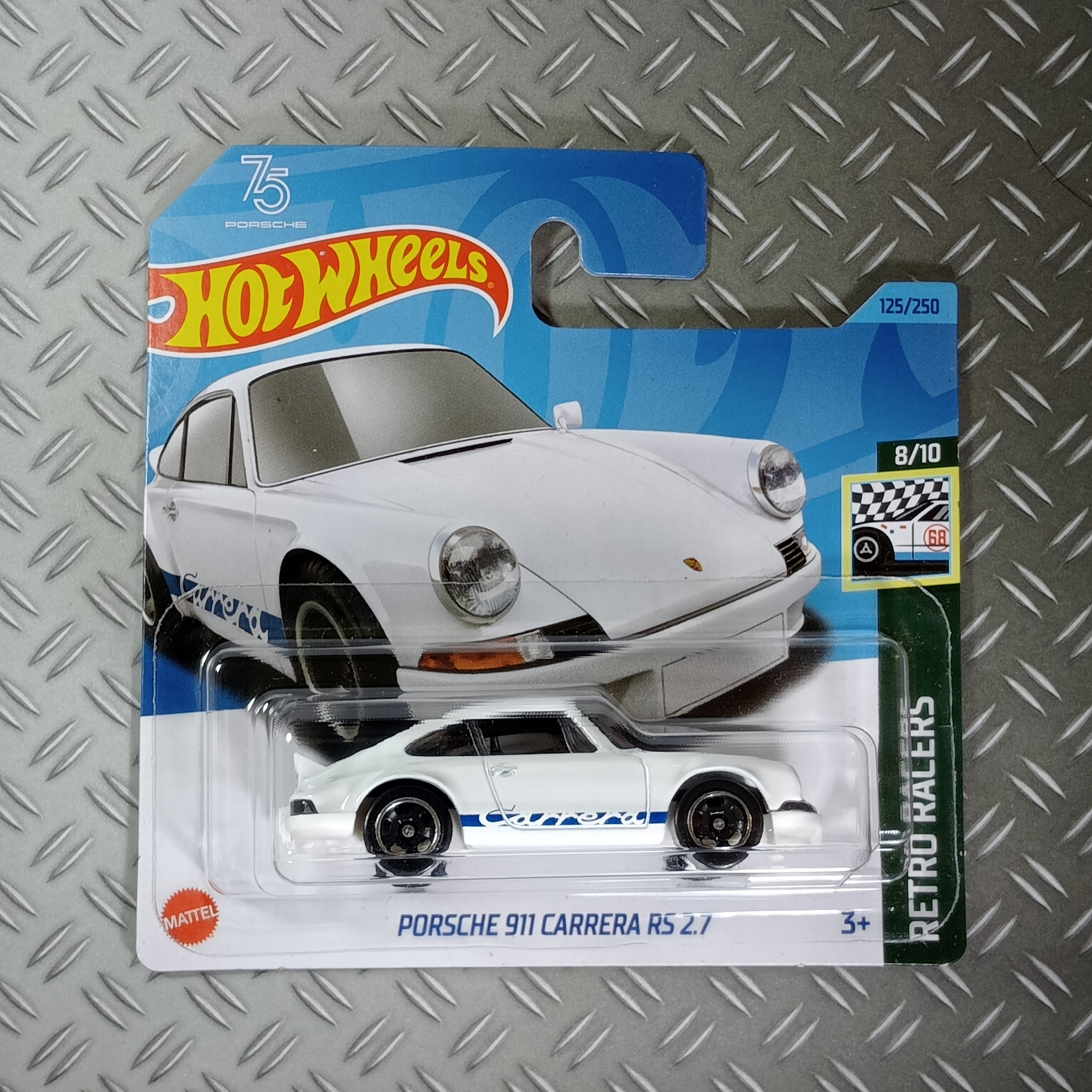 Hot Wheels Porsche 911 Carrera RS 2 7 Rare Collectible Miniature Model 1 64 Scale Gift Idea With