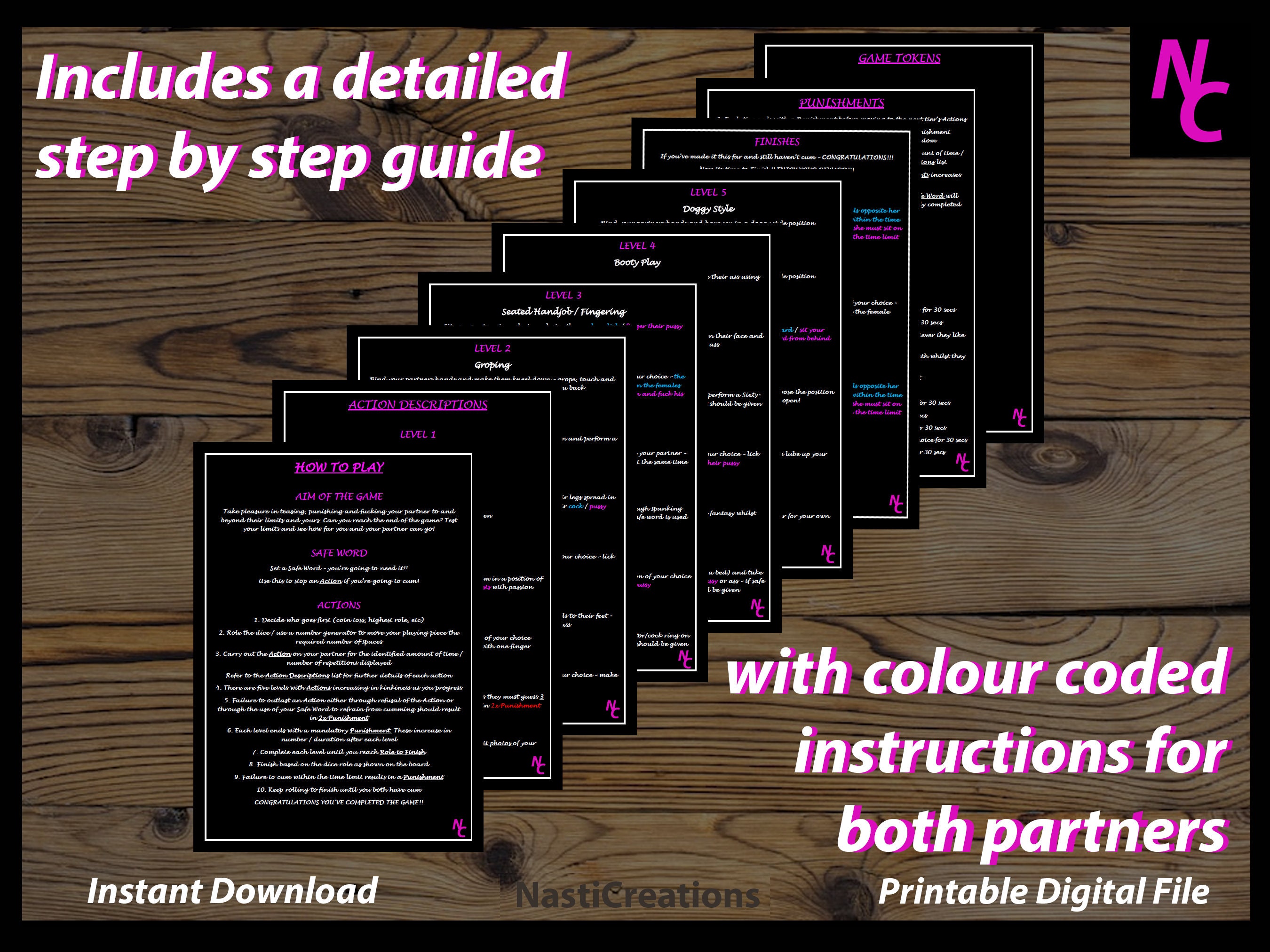 Bdsm Sex Challenge Game Ultimate Edition Etsy