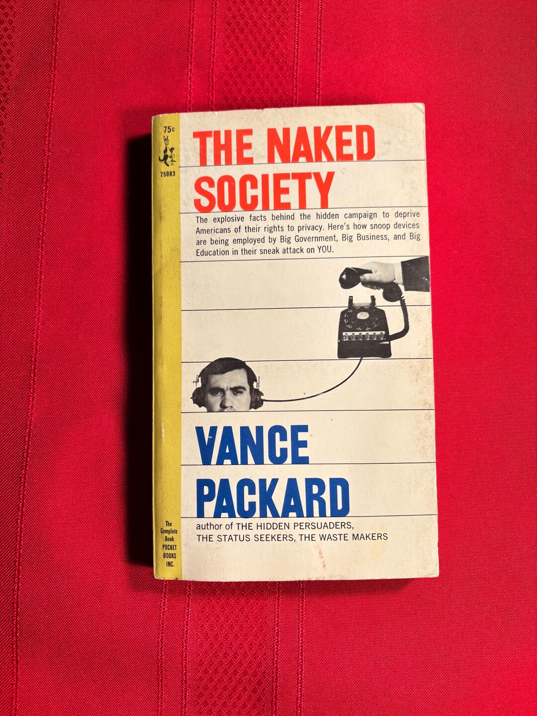 The Naked Society By Vance Packard First Printing Paperback Book 1965 Etsy