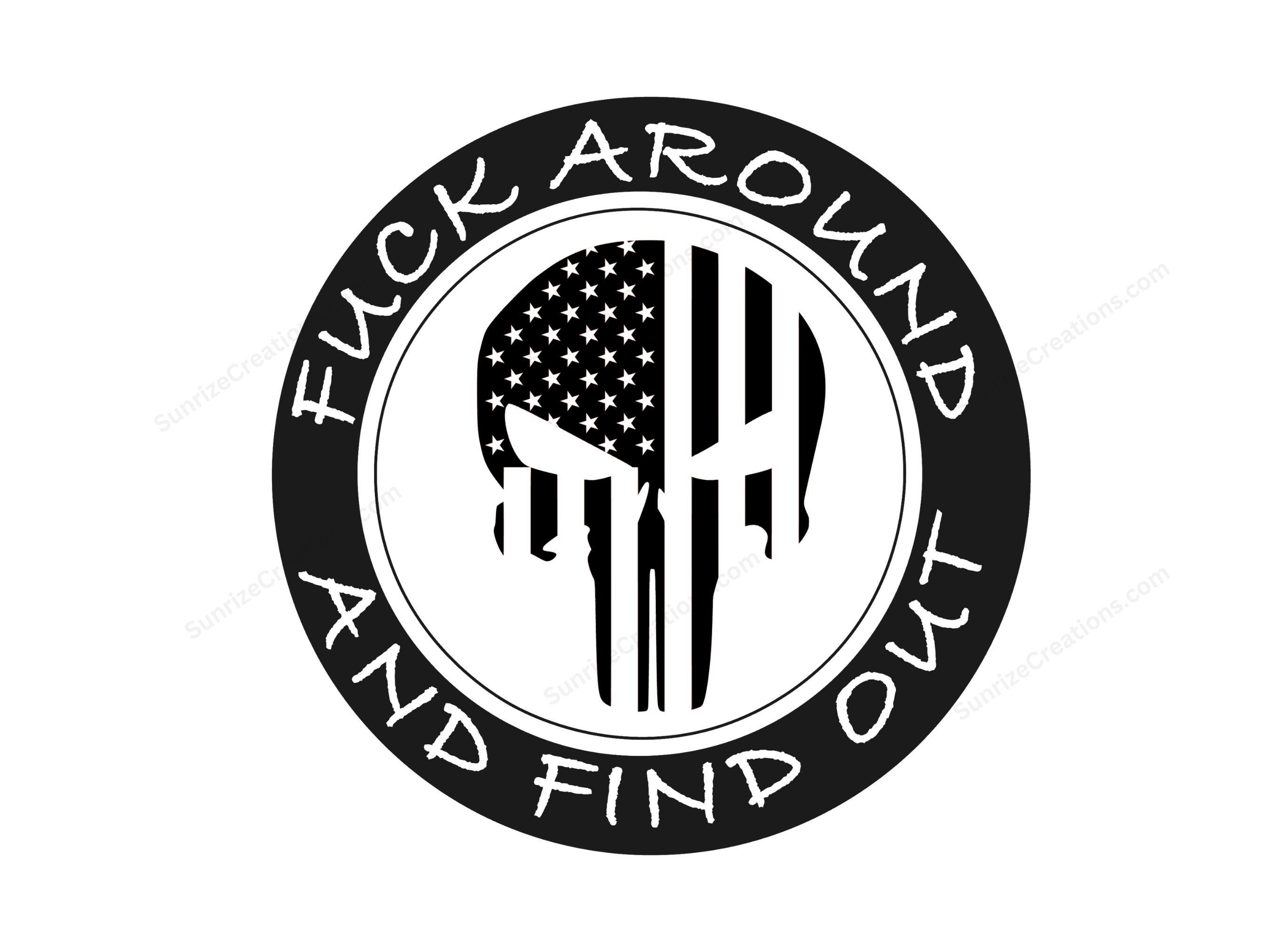 Buy Fuck Around Find Out Skull Svg Online In India Etsy India